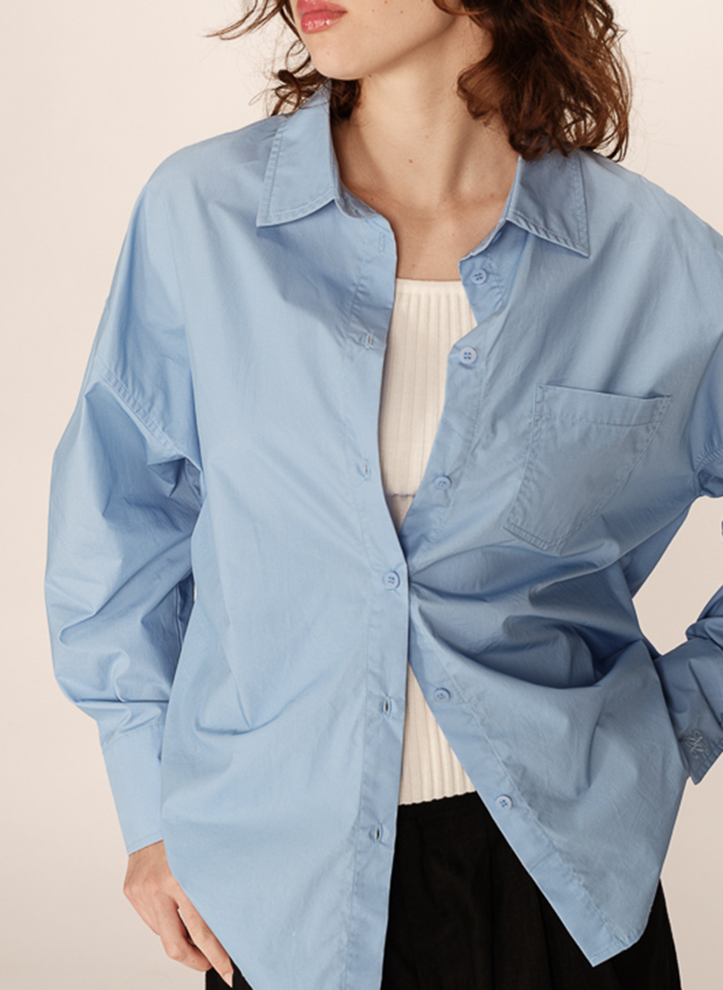 Oversized button-up shirt GRACE ET MILA