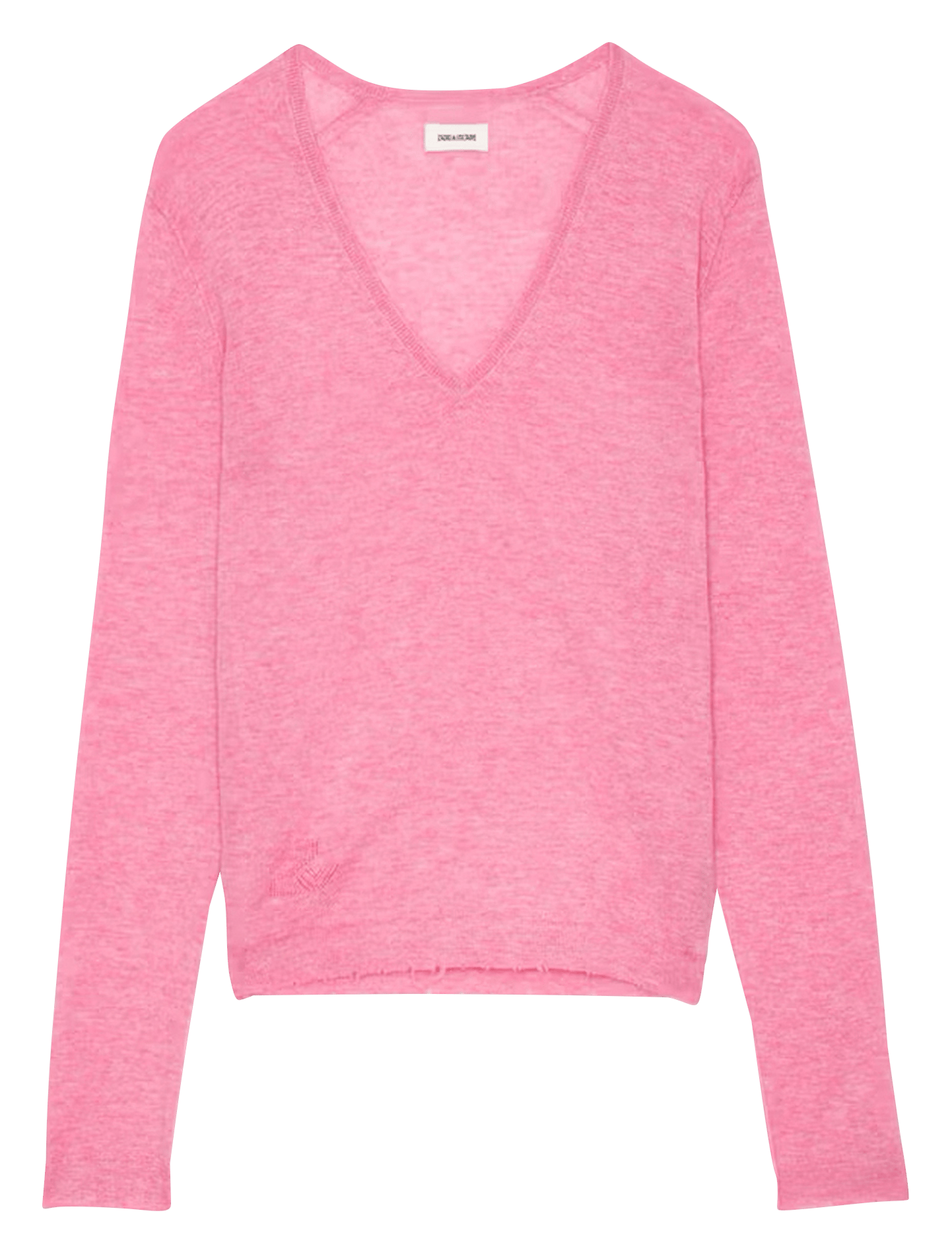 Gerade geschnittener Kaschmirpullover mit V-Ausschnitt ZADIG&VOLTAIRE