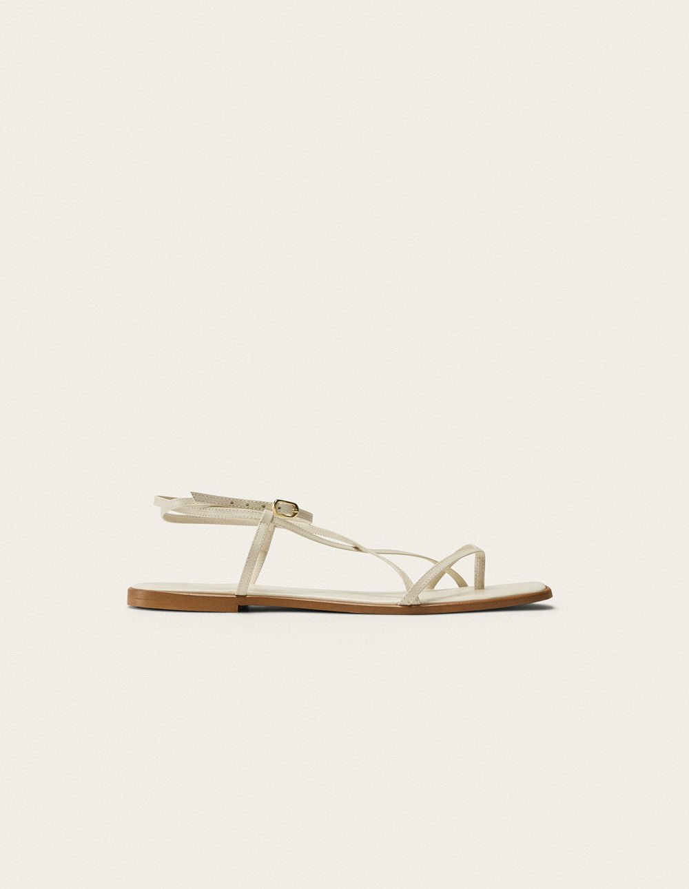 Faux leather sandals ODAJE EX. M.MOUSTACHE Beige