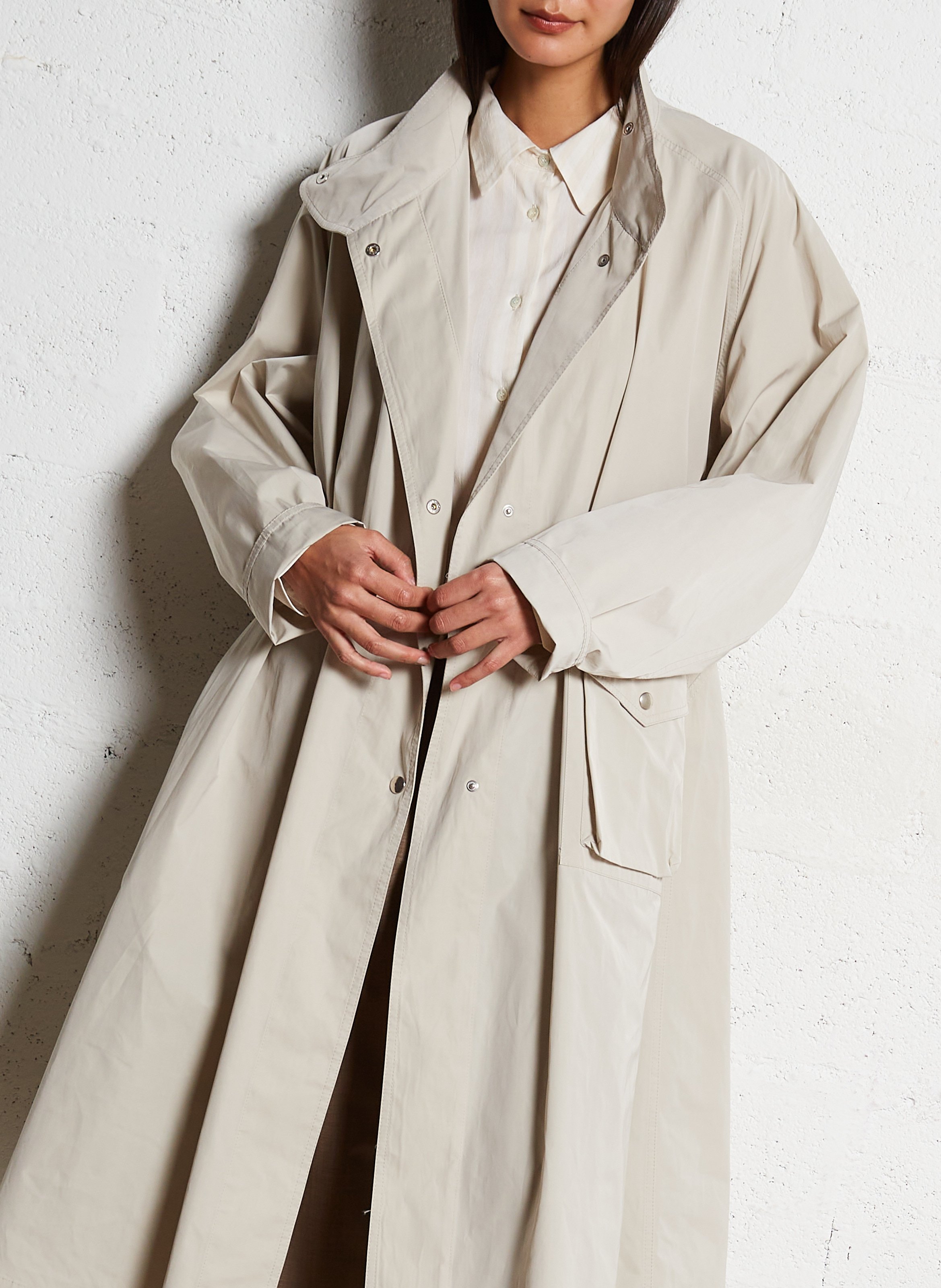 Oversized trench coat MASSCOB Beige