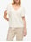 Straight top in mixed recycled fibers VILA