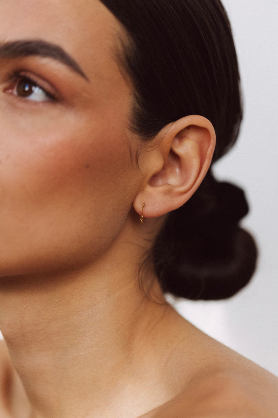 Chain earrings Golden