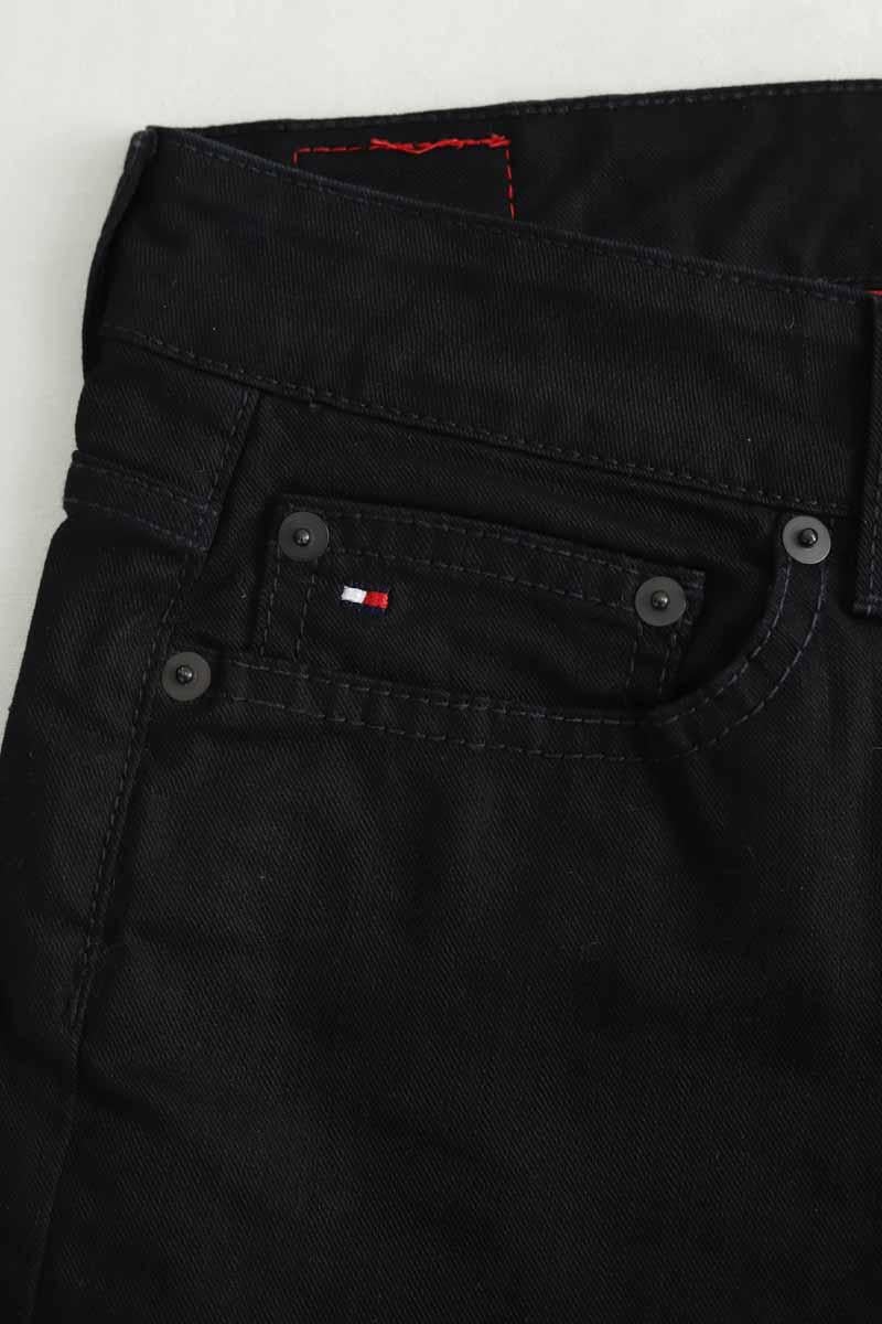 Cotton skinny jeans TOMMY HILFIGER - SECONDE MAIN Black