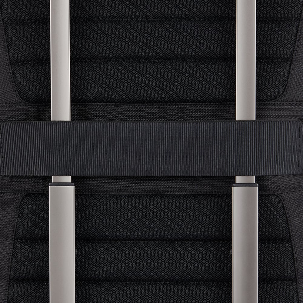 Backpack for PC and iPad® with chest strap, u-lock loops, and rear light loop PIQUADRO Yellow