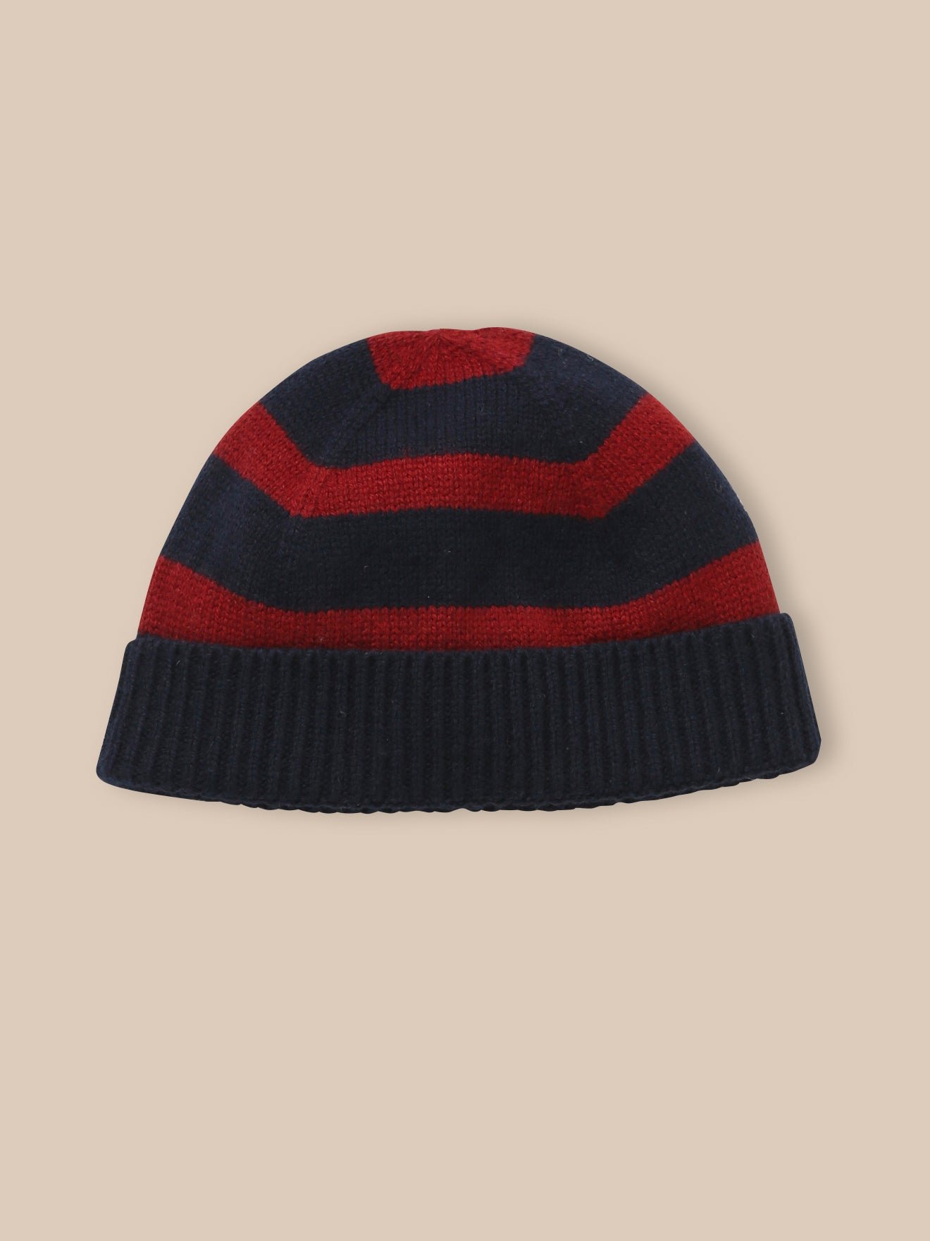 Striped wool beanie CYRILLUS Blue
