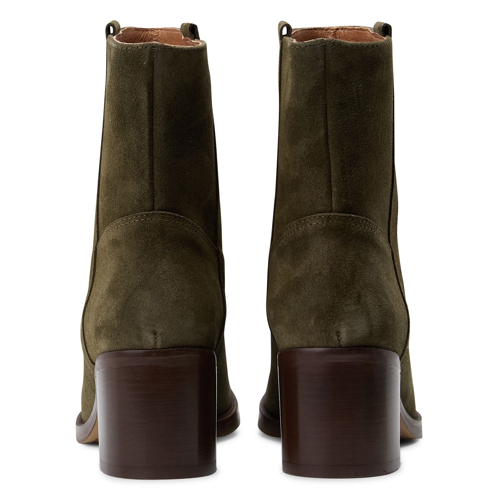 Stiefeletten aus Veloursleder LA FEE MARABOUTEE Grun