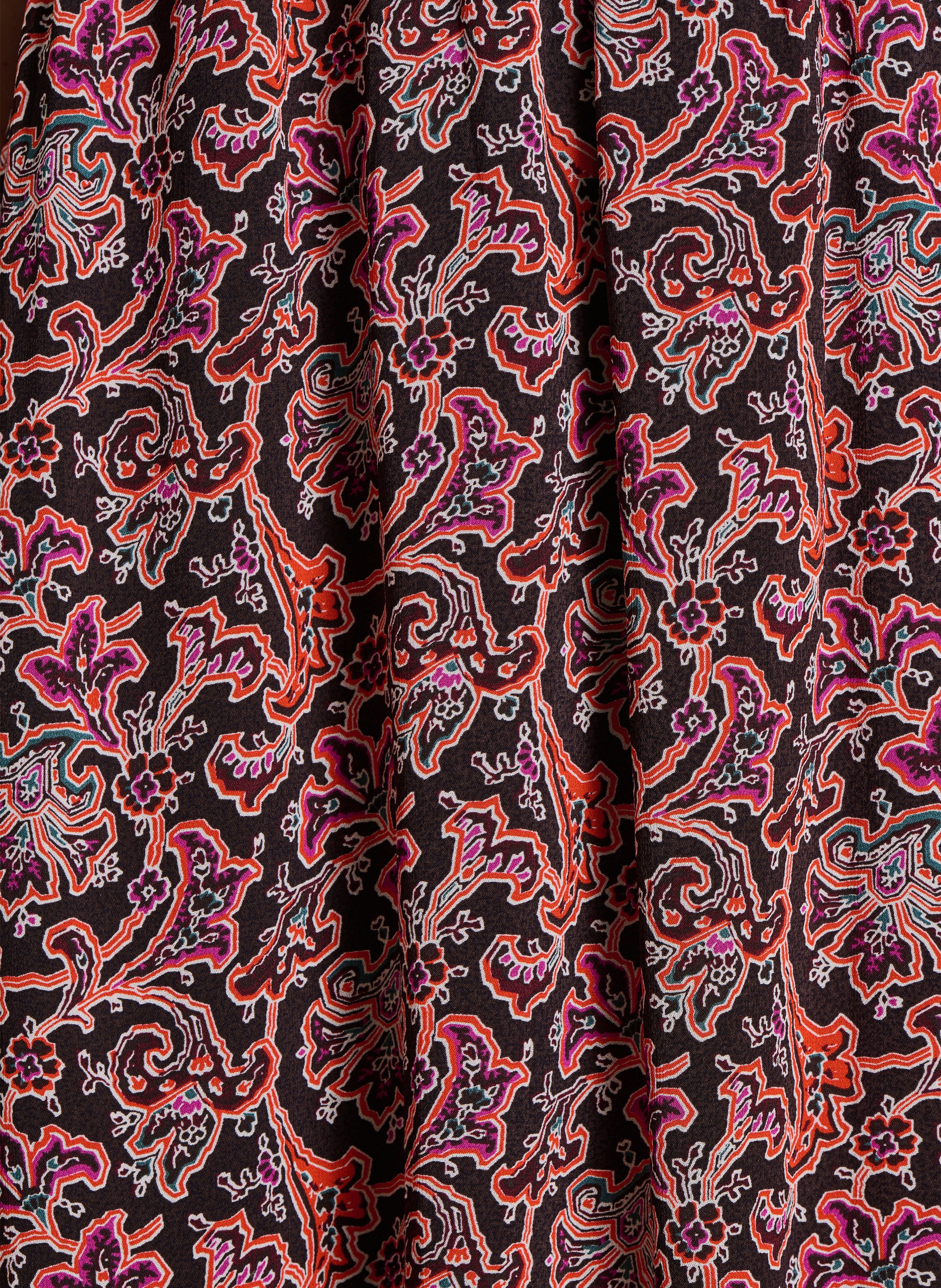 Robe courte droite imprimée LA FEE MARABOUTEE Multicolore