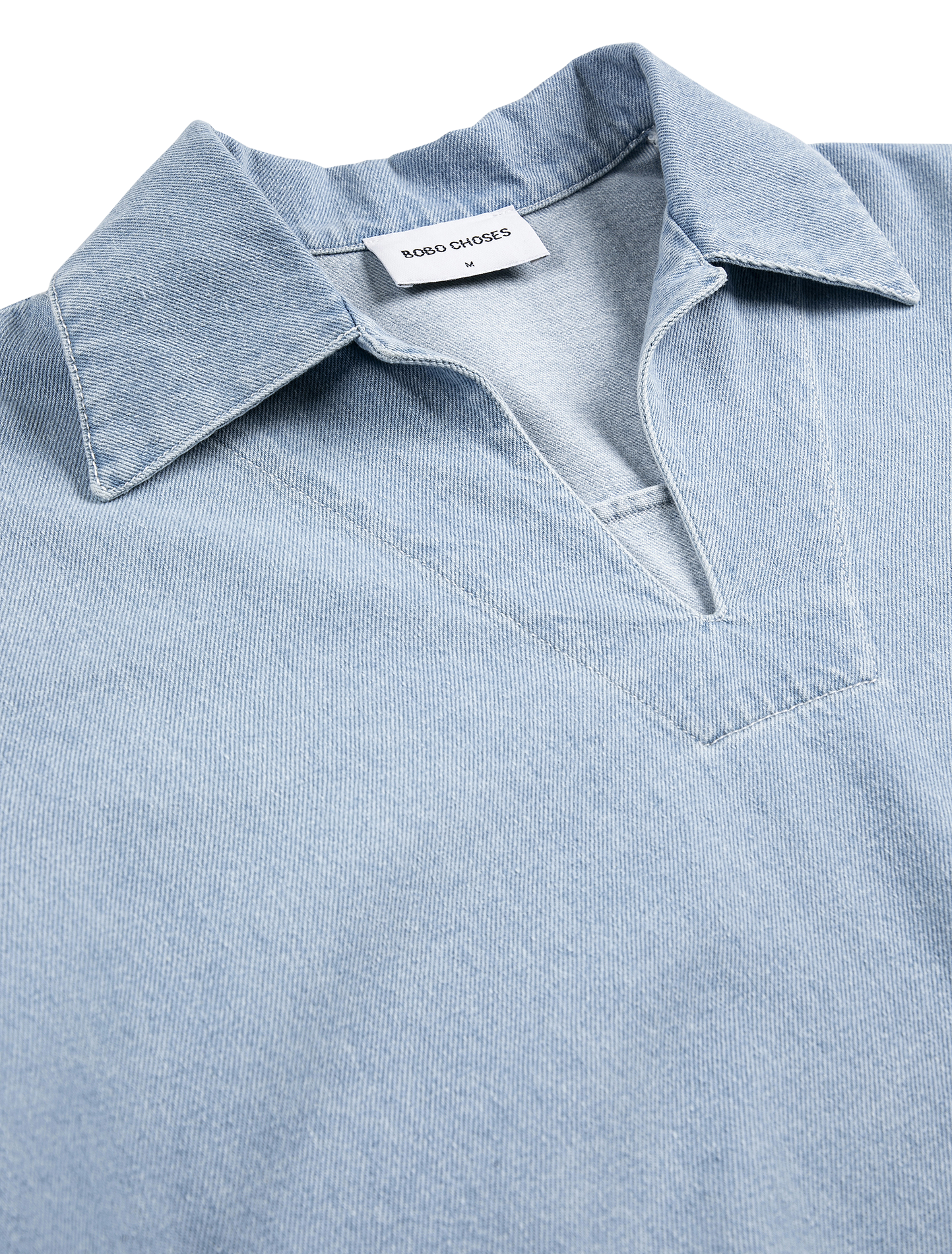 Oversized V-hals top in katoen BOBO CHOSES Blauw