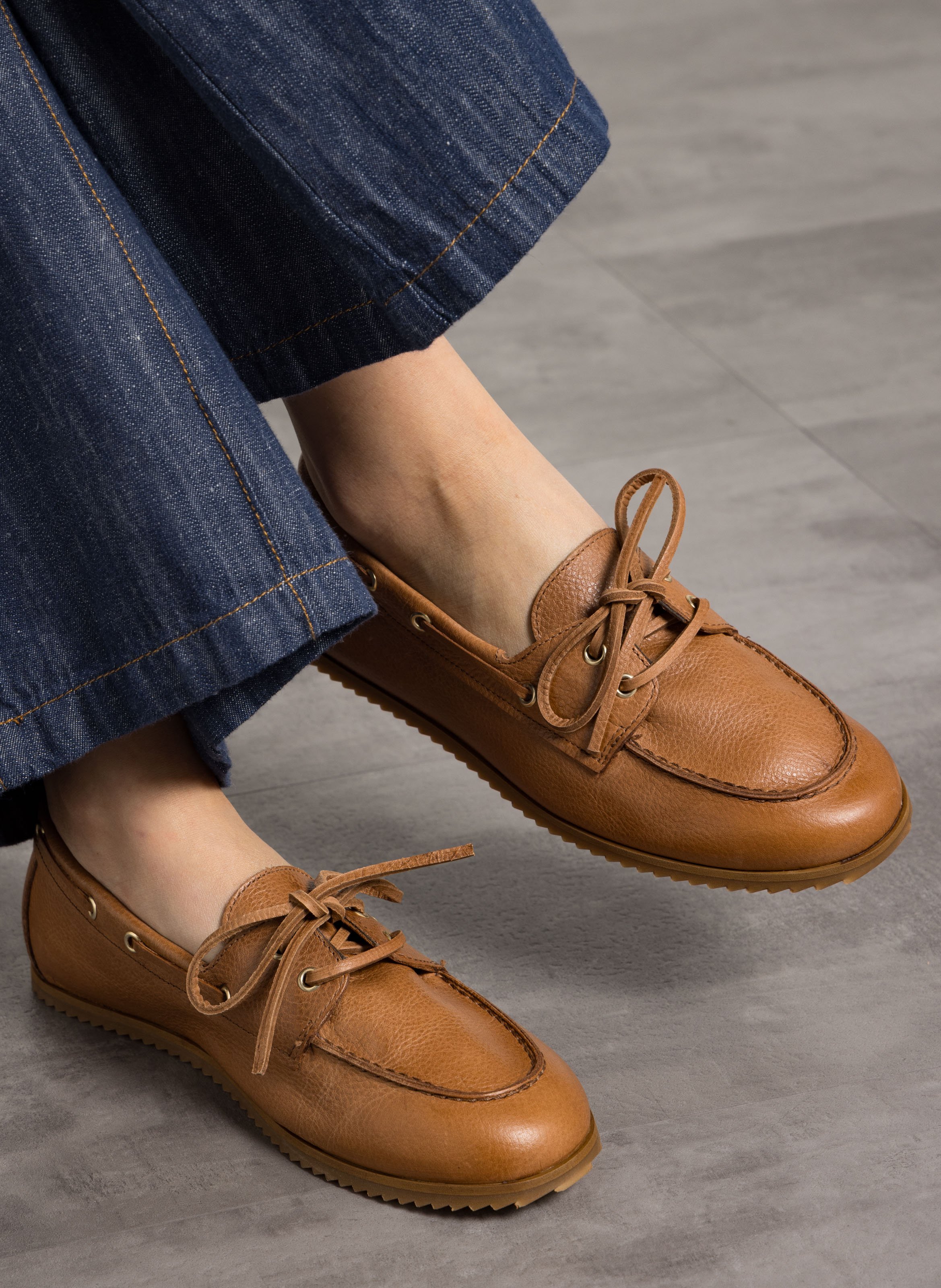 Arthus leather Derby shoes  MELLOW YELLOW Brown