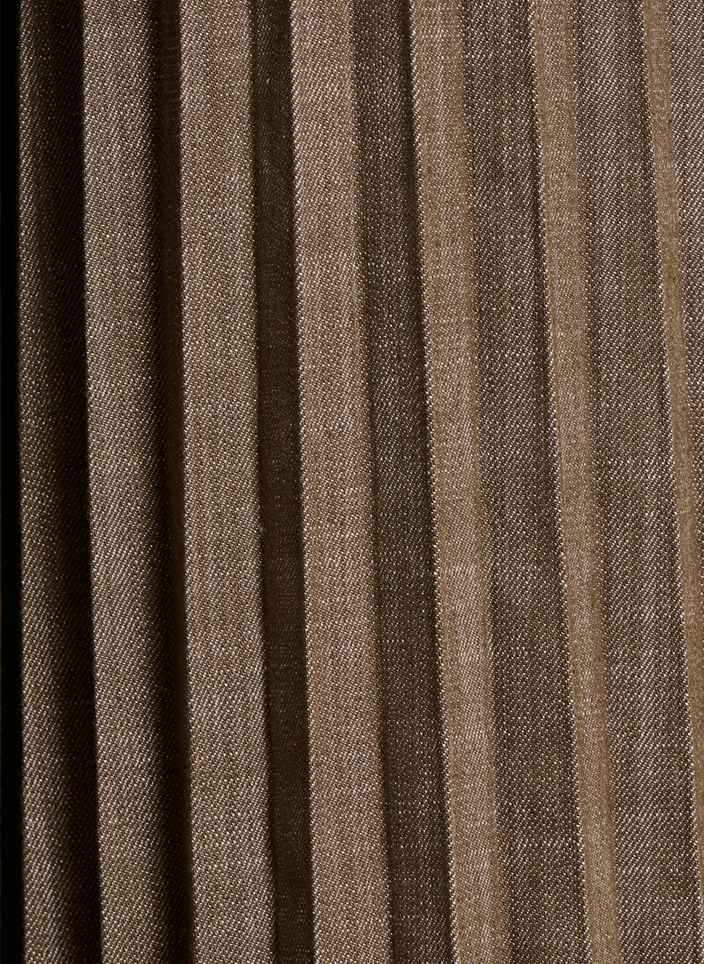 Weite plissierte Hose aus Baumwollmischung LA FEE MARABOUTEE Grun