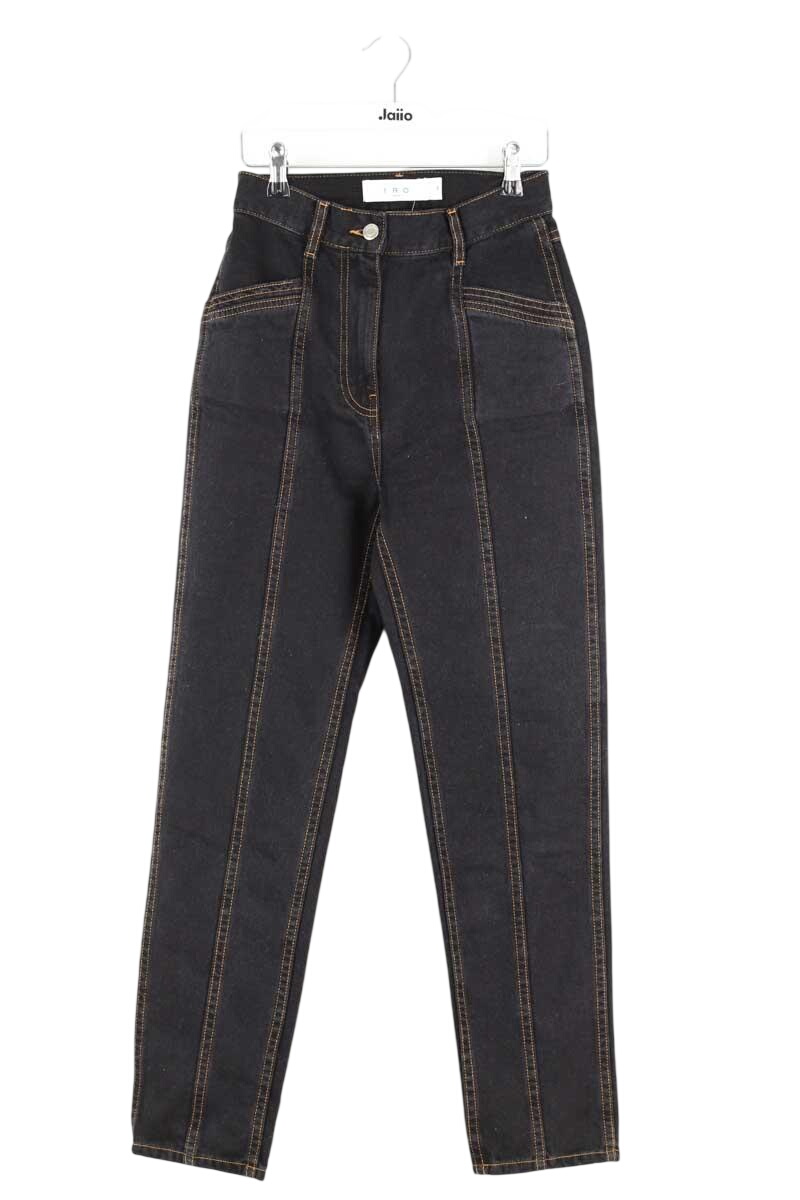 - Straight-leg jeans
- 5 pockets
- Straight cut
- Faded effect IRO - Seconde Main Black