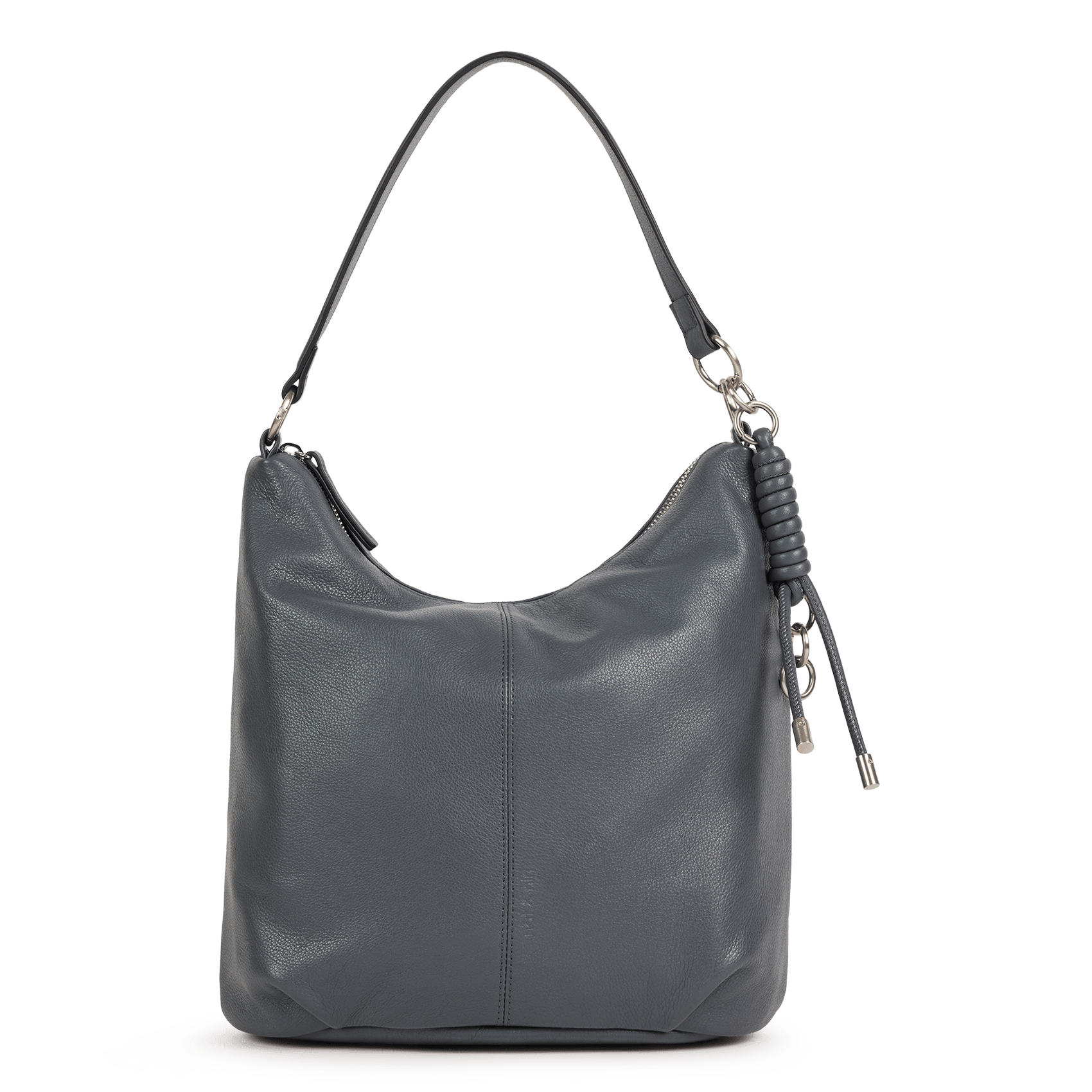 Leather bucket bag NAT & NIN Grey