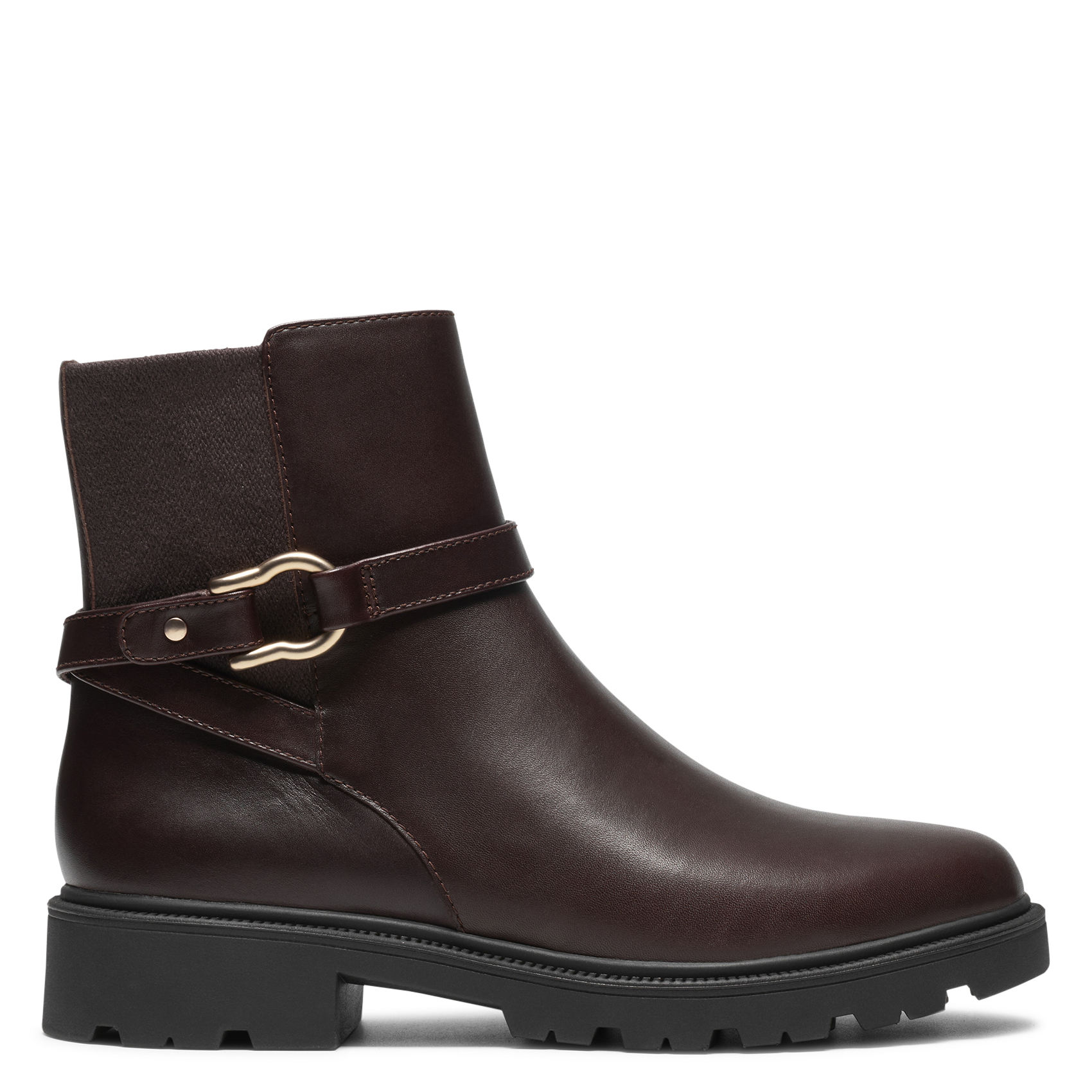 Bottines en cuir CLARKS Marron
