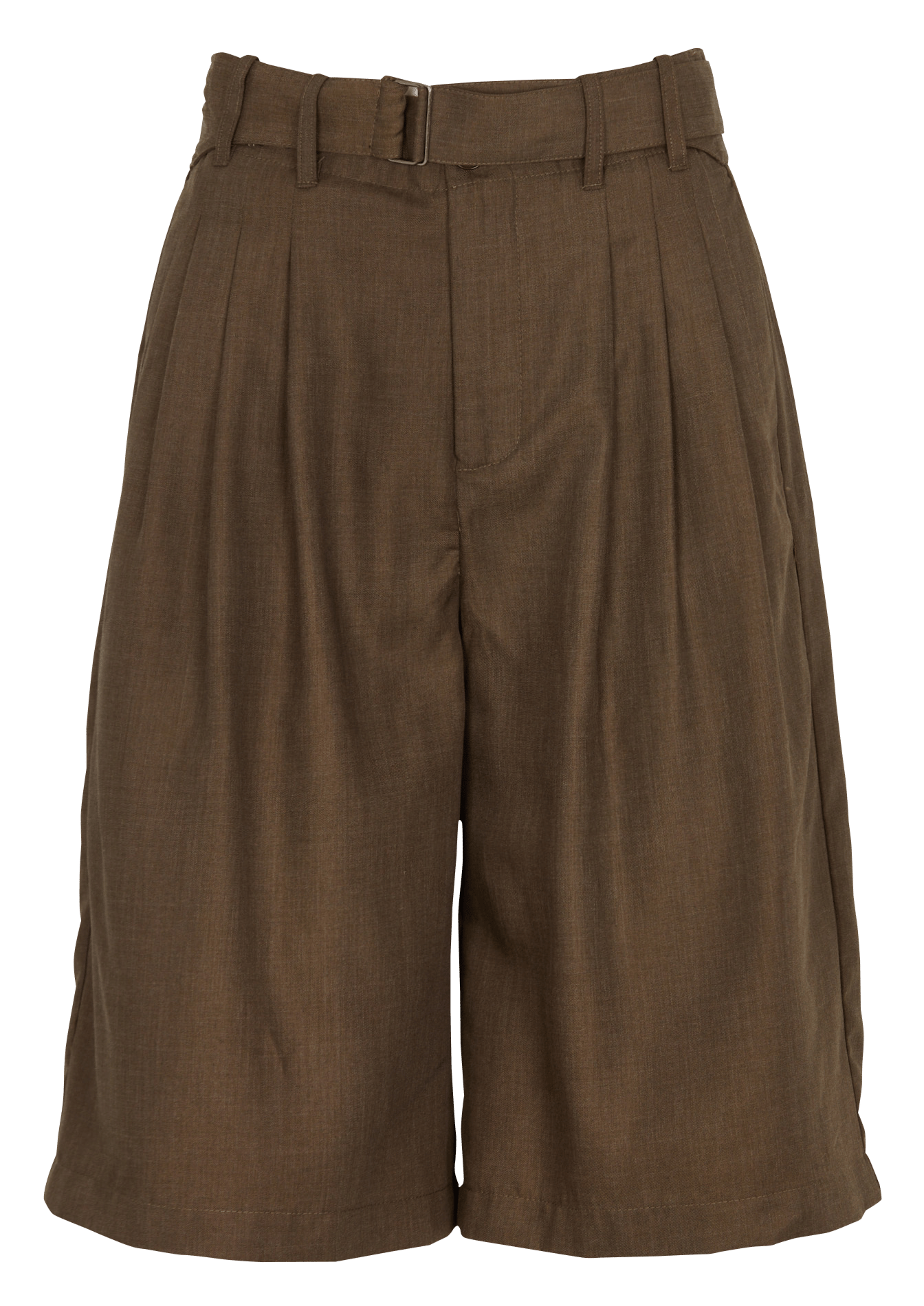 Short droit ample avec ceinture SEE U SOON Kaki