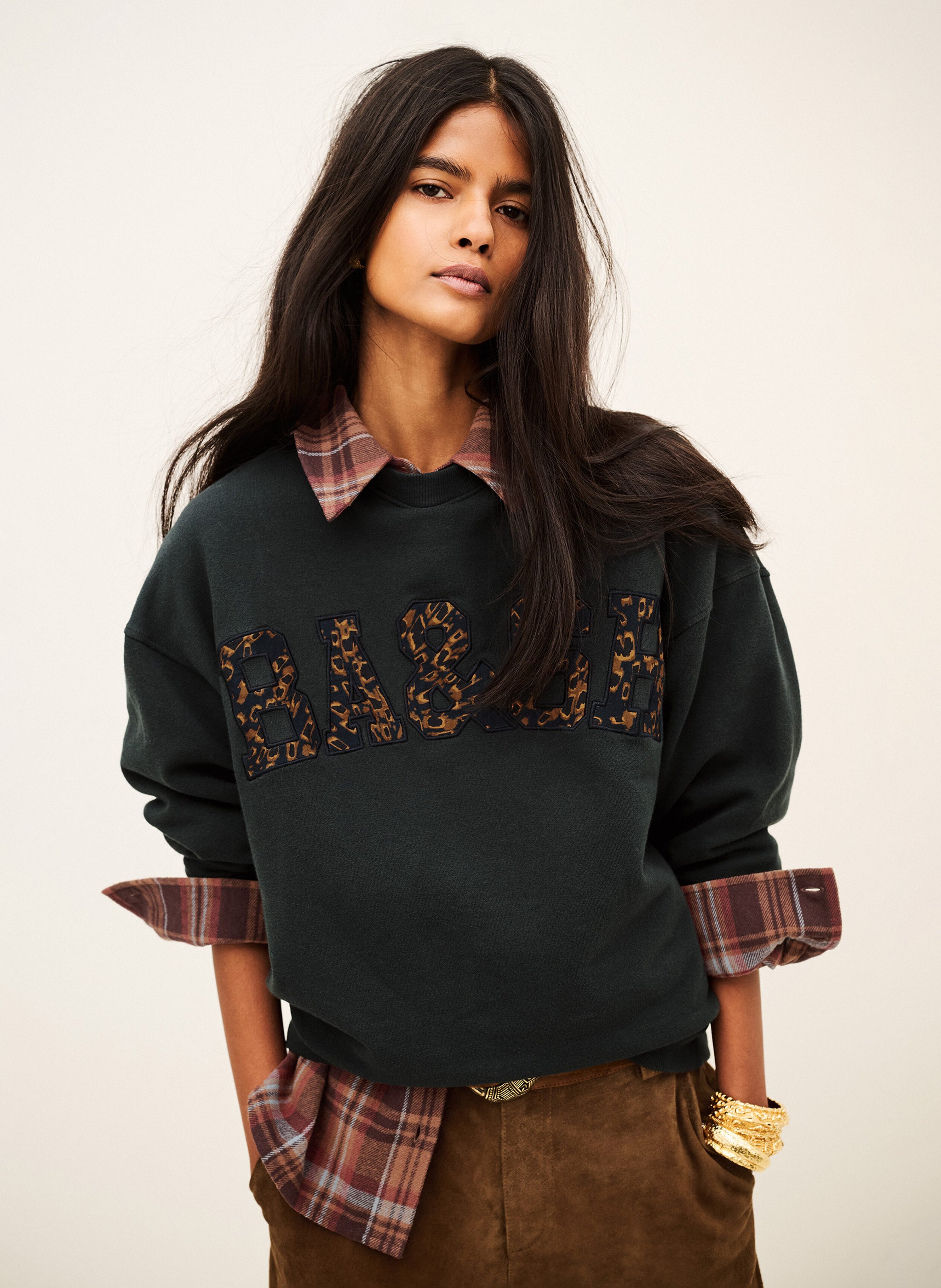 Straight cotton-blend sweater BA&SH