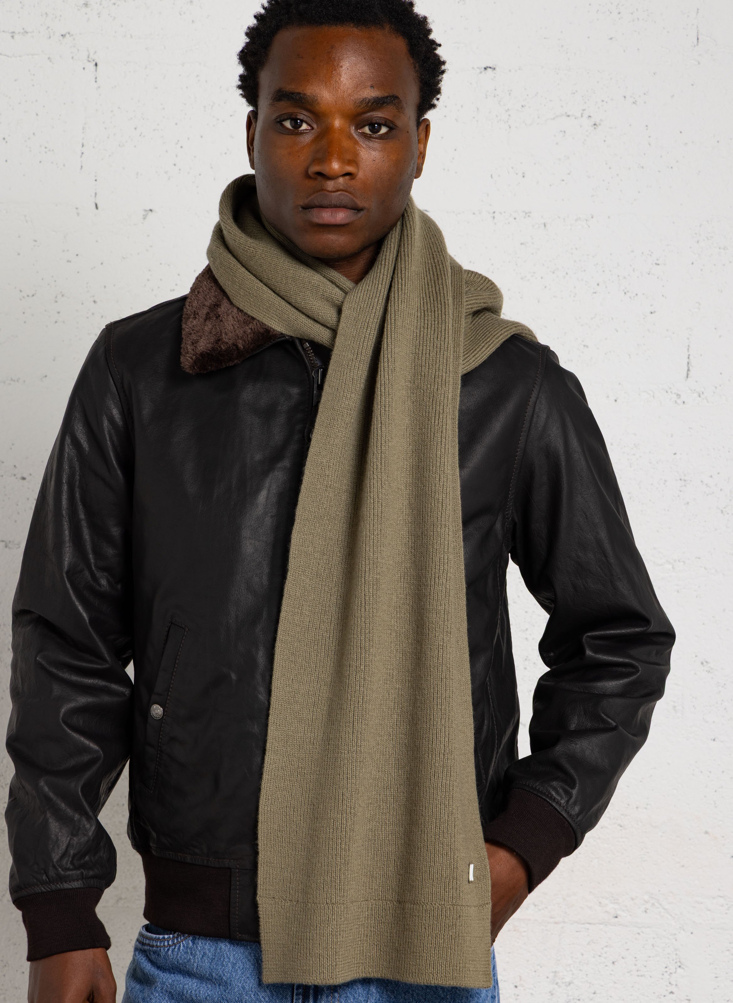 Echarpe en laine K-WAY Vert