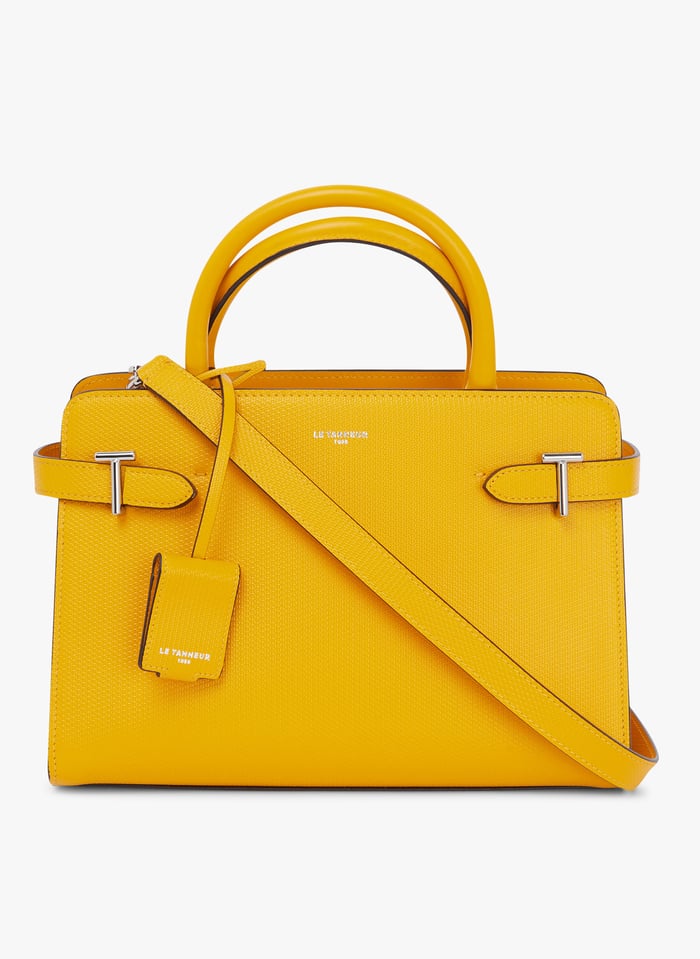 Sac Port Main En Cuir Grain Emilie Lys Le Tanneur Femme