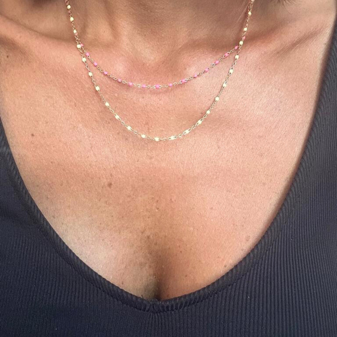 Necklace GINANDGER Beige