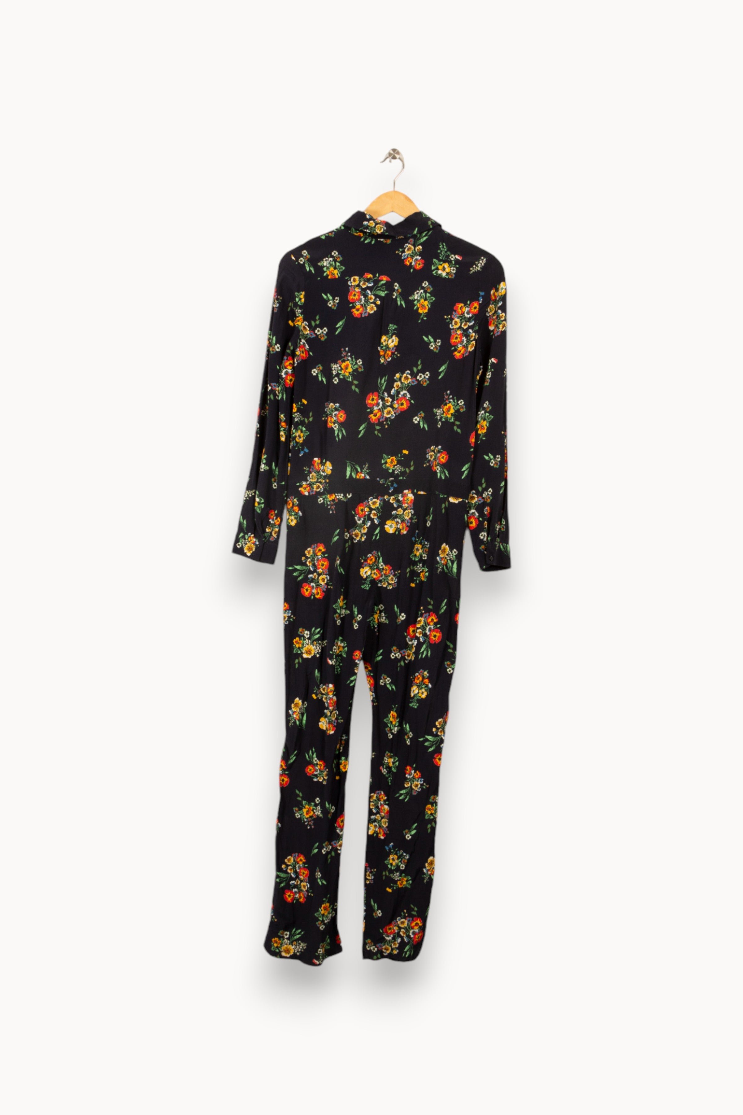 Dark blue floral jumpsuit COMPTOIR DES COTONNIERS - Seconde main Multicolored