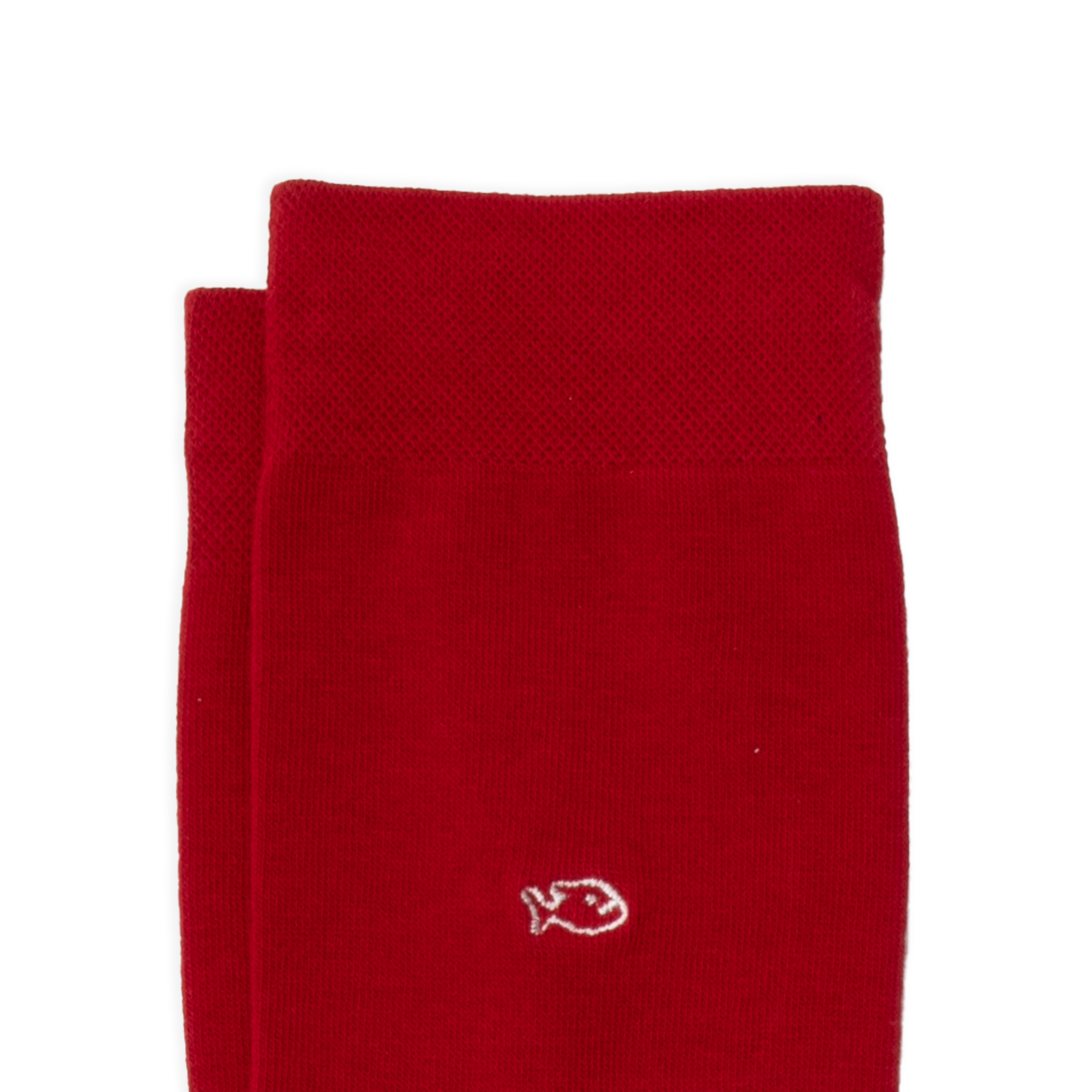 Two-tone combed cotton socks BILLYBELT Red