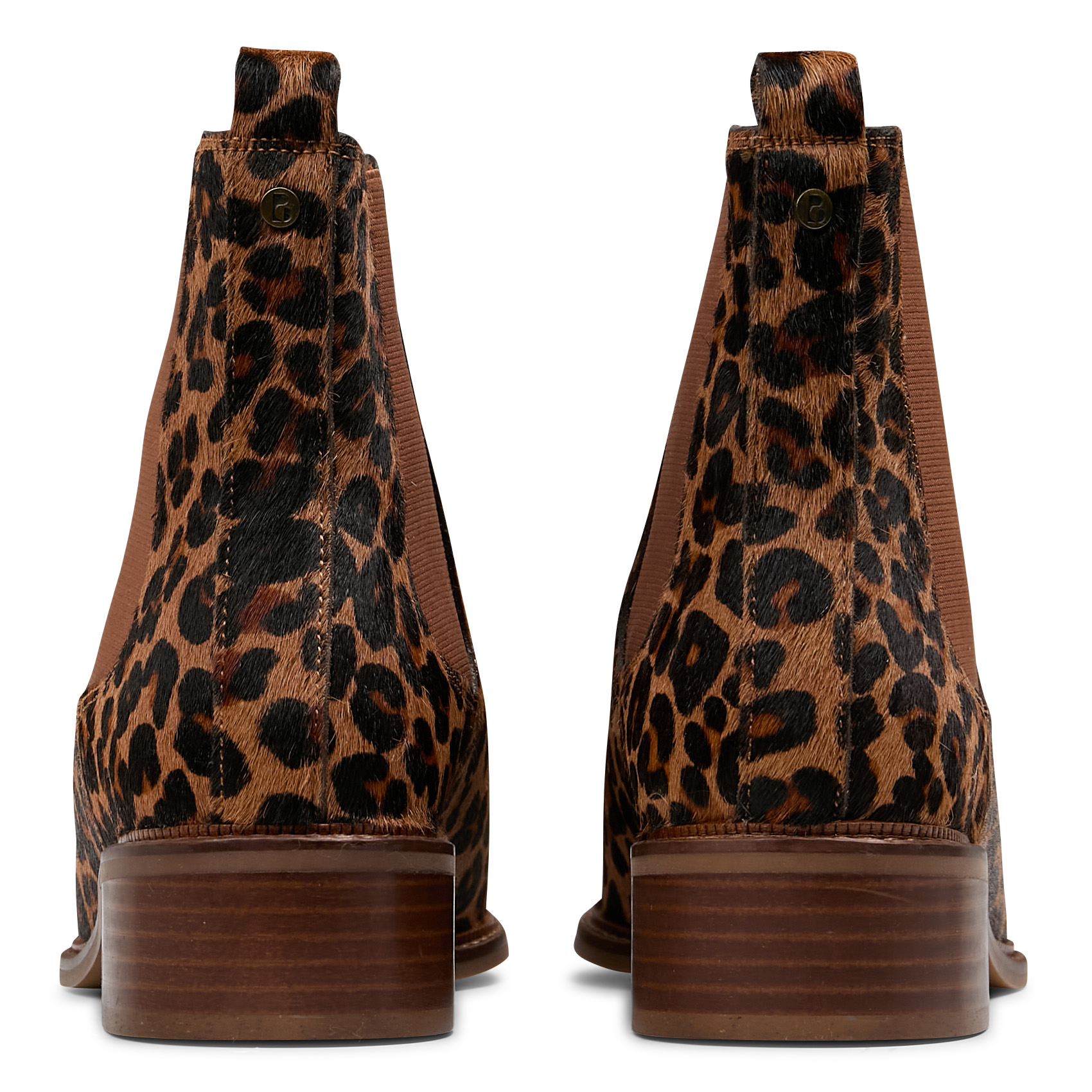 Bottines léopard en cuir BOCAGE Multicolore