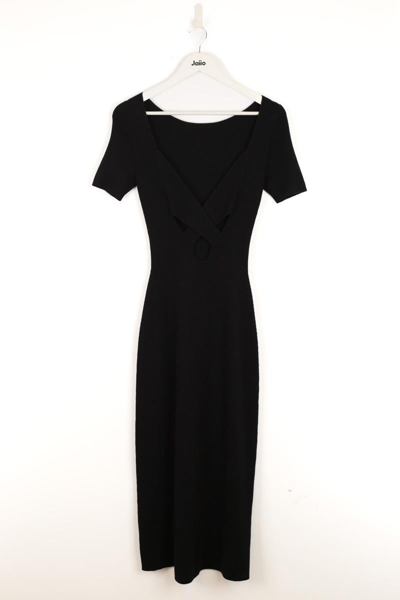 V-neck dress SEZANE - Seconde main Black