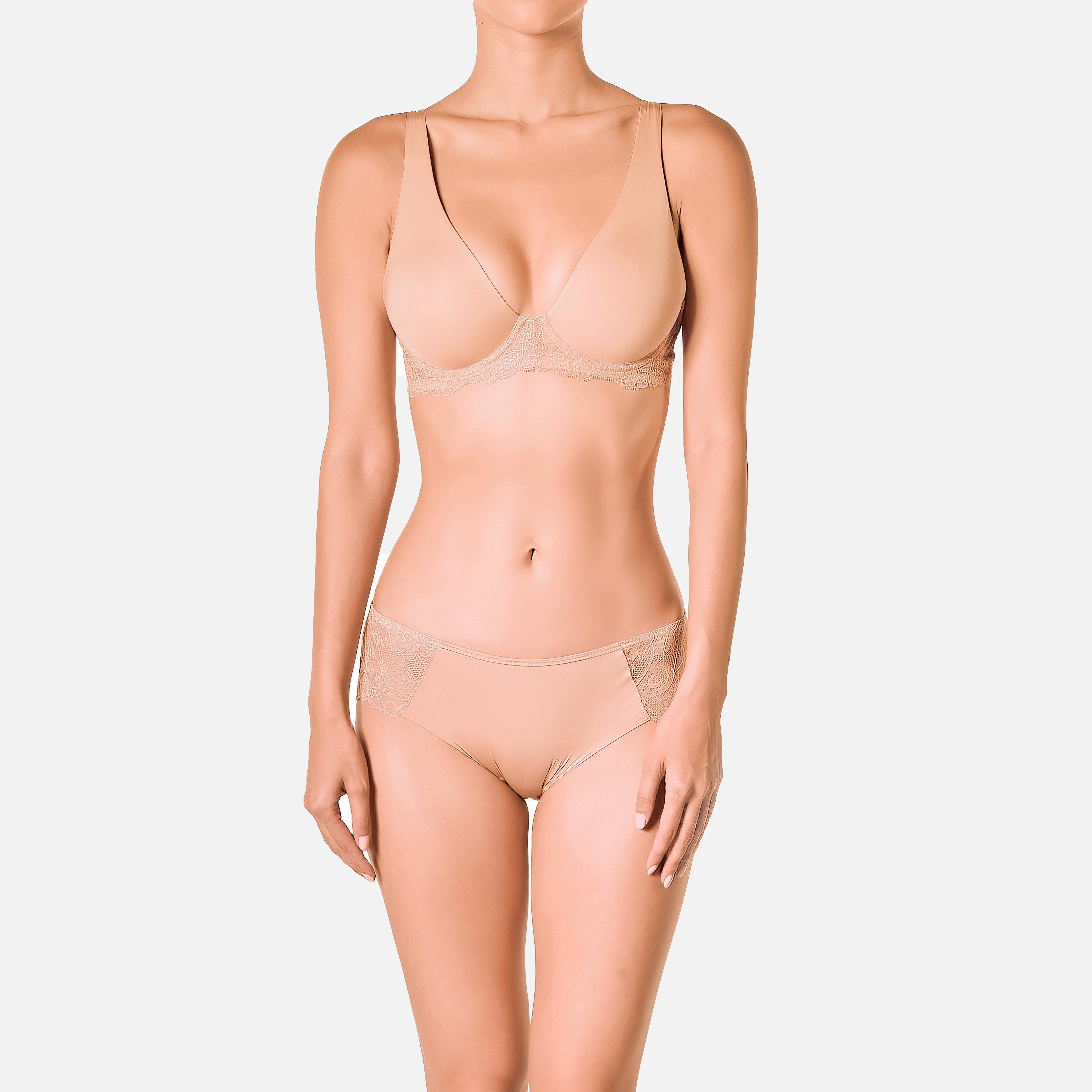 Underwired bra HUIT Beige