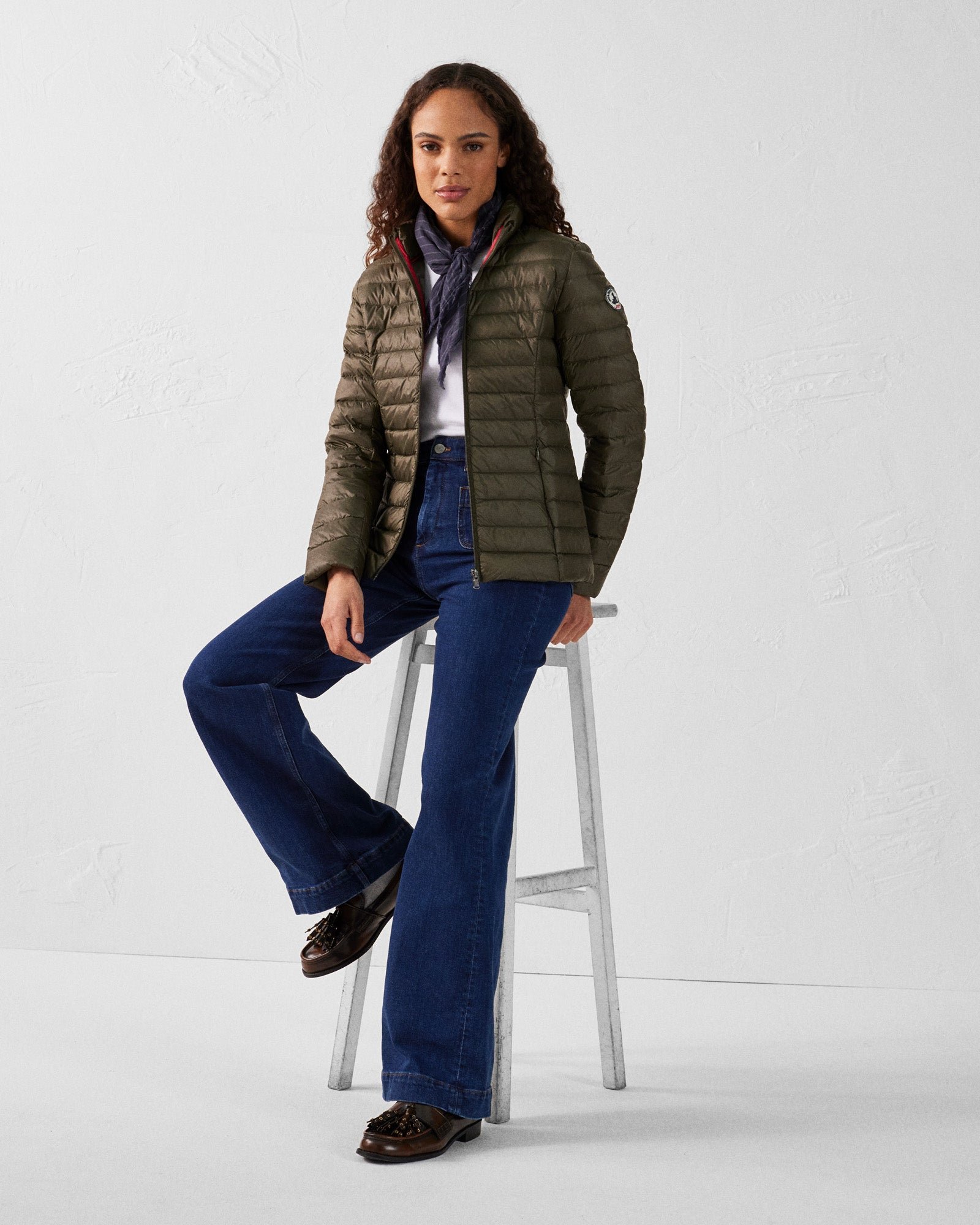 Lightweight down jacket JOTT Green