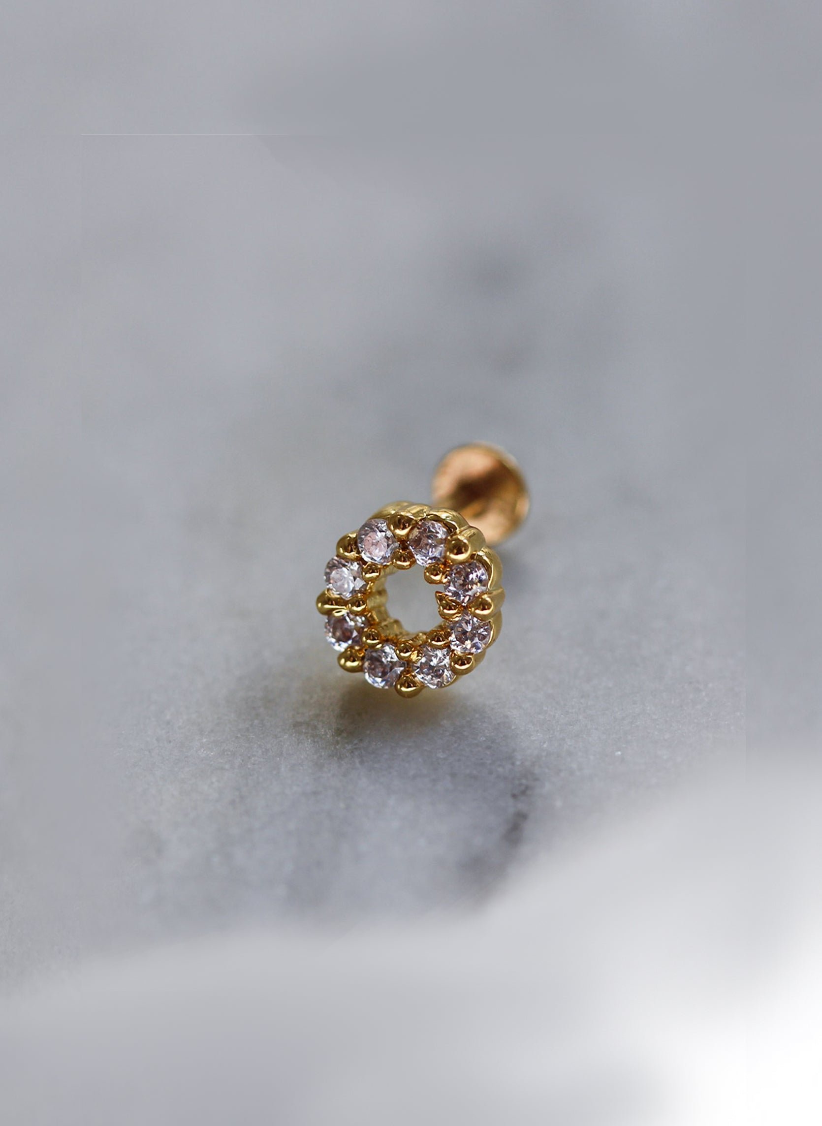 Iva Circle Piercing AEC Paris Golden