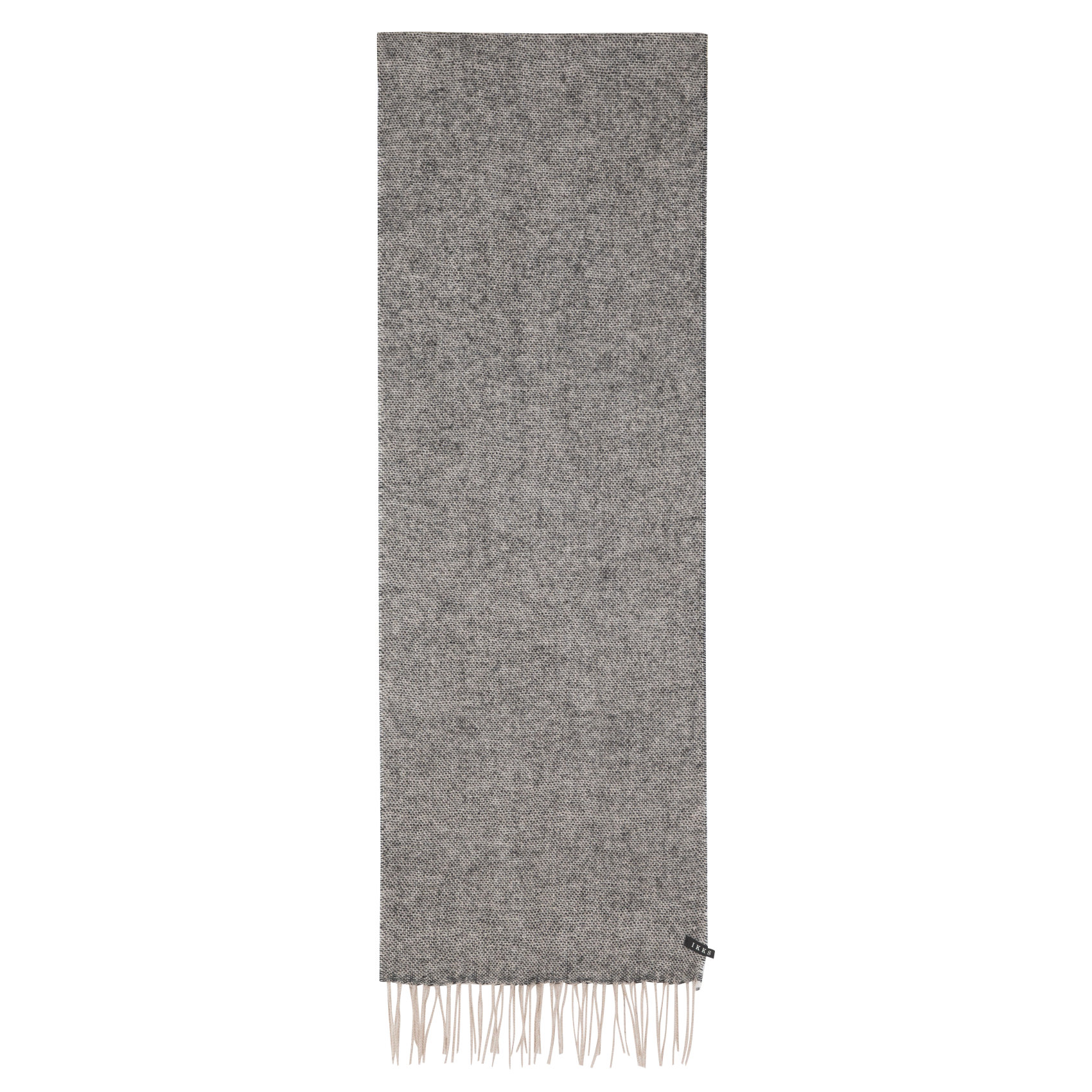 Schal mit Fransen aus Wollmischung IKKS Braun