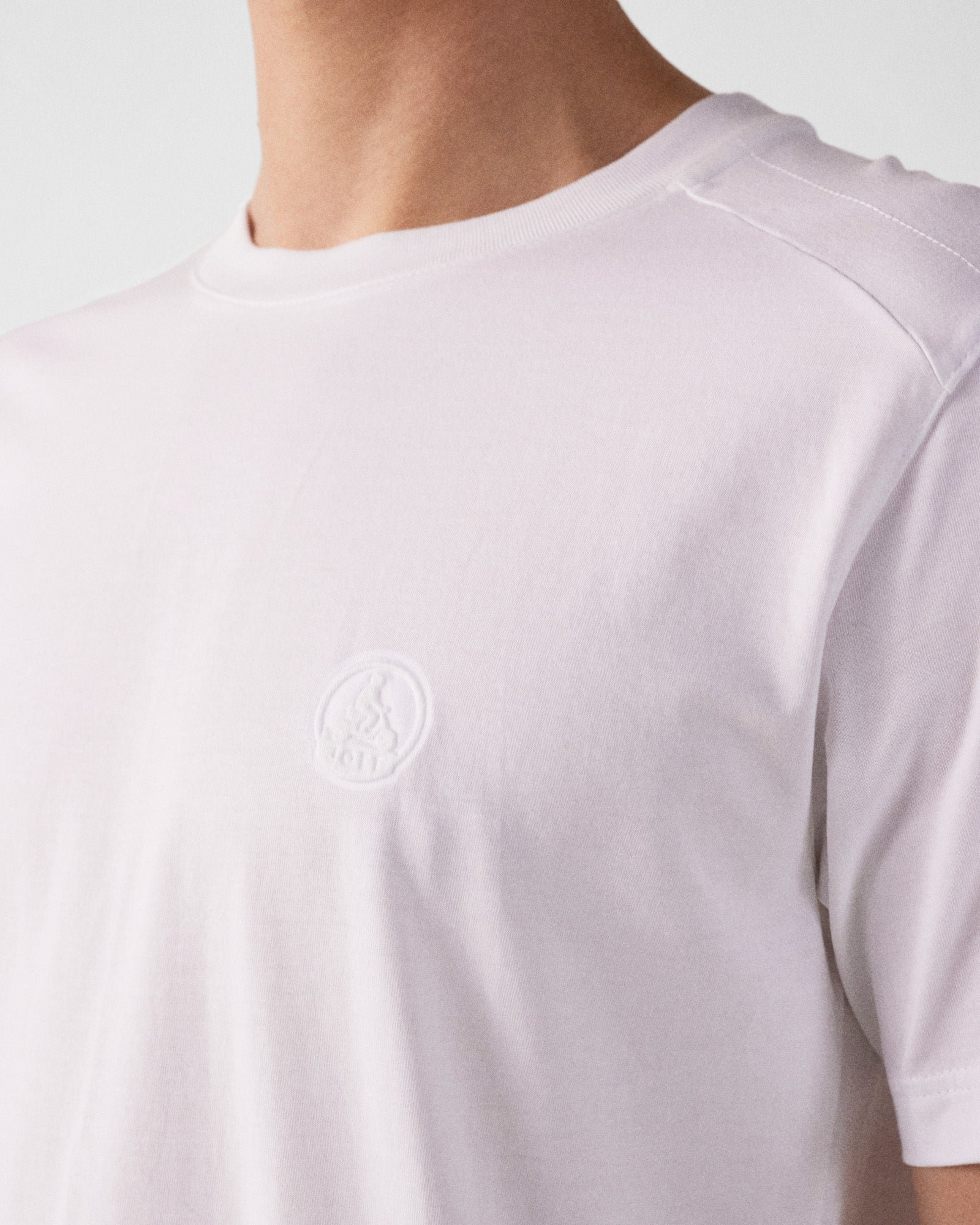 Men's round neck cotton Pedro t-shirt JOTT White