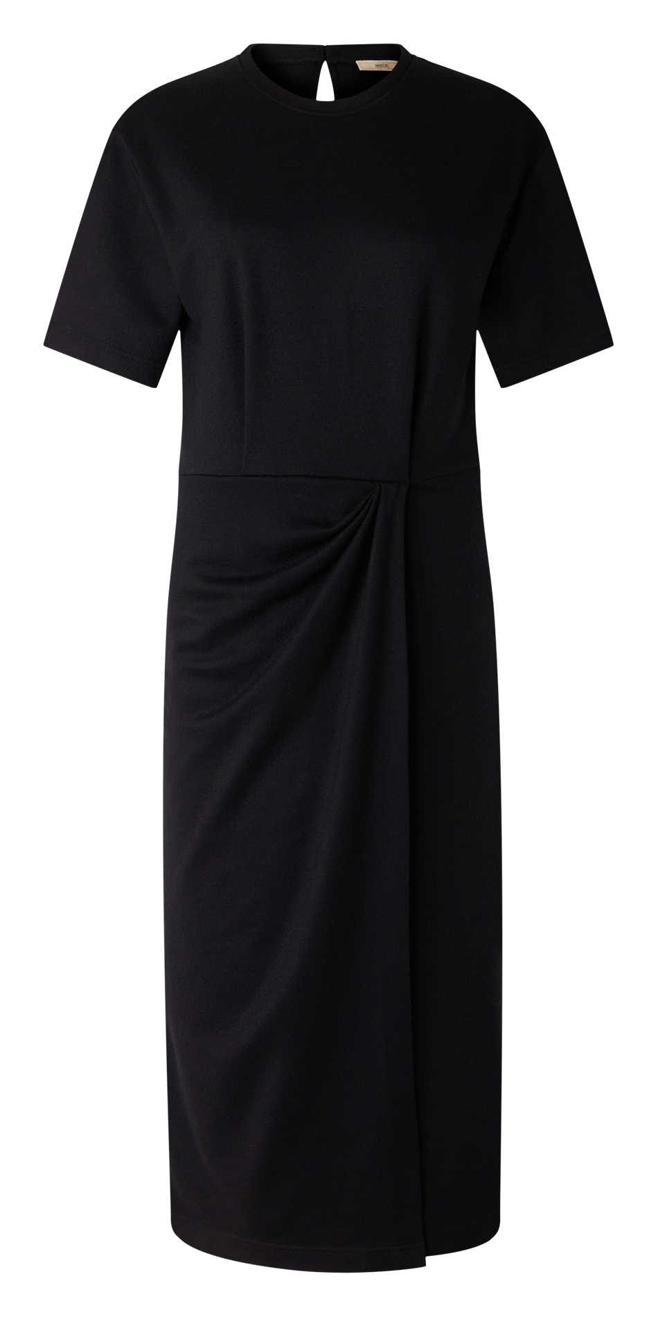 Robe midi col rond en maille  SESSUN Noir