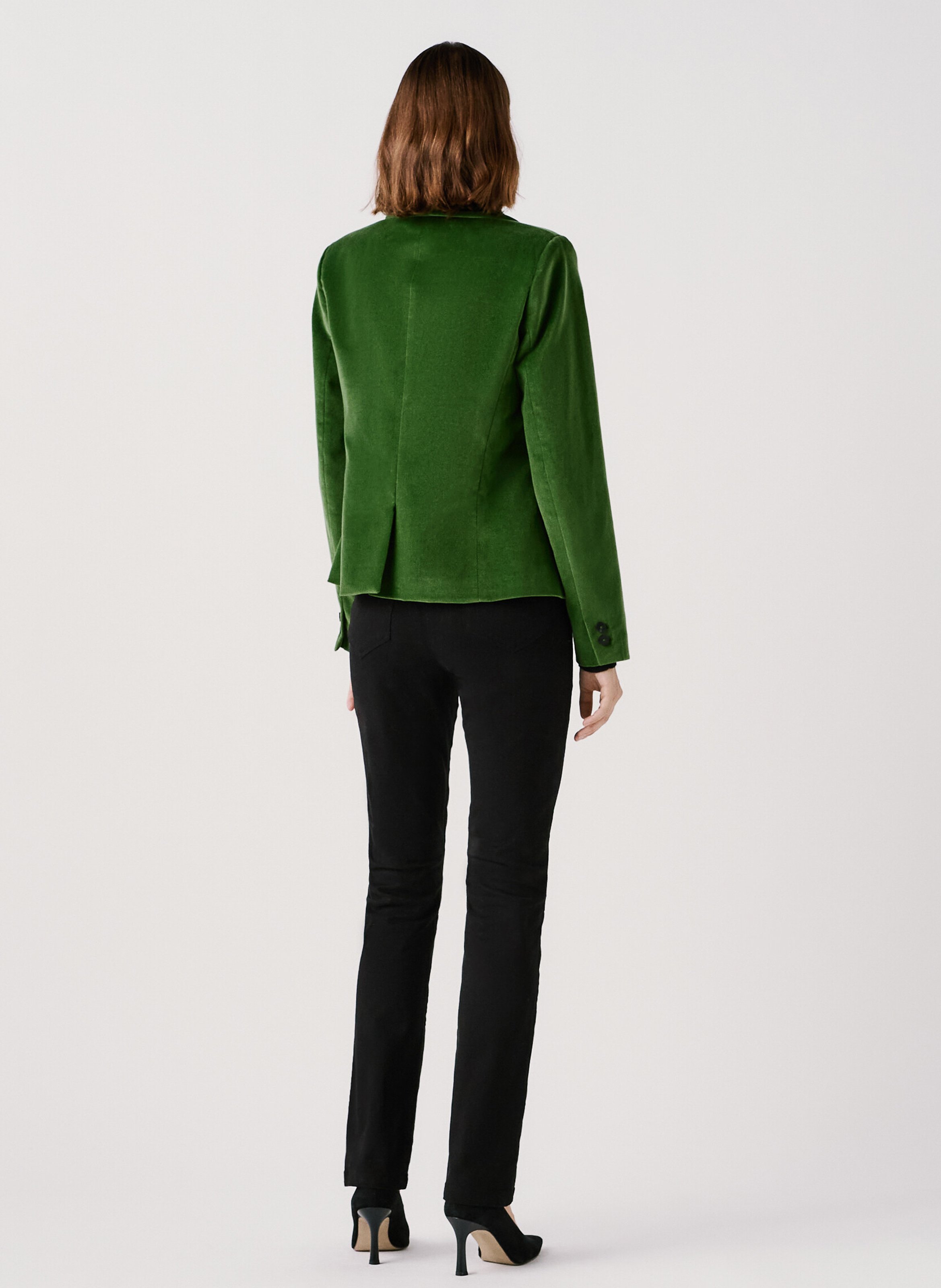 Cotton blazer CAROLL Green