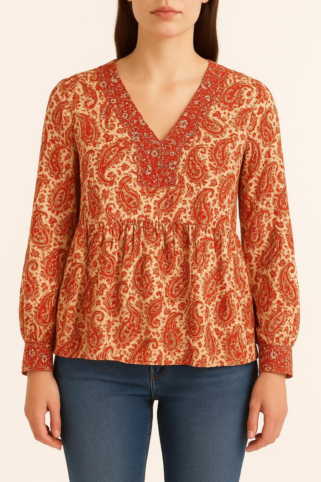 Blouse SEZANE - Seconde main Red