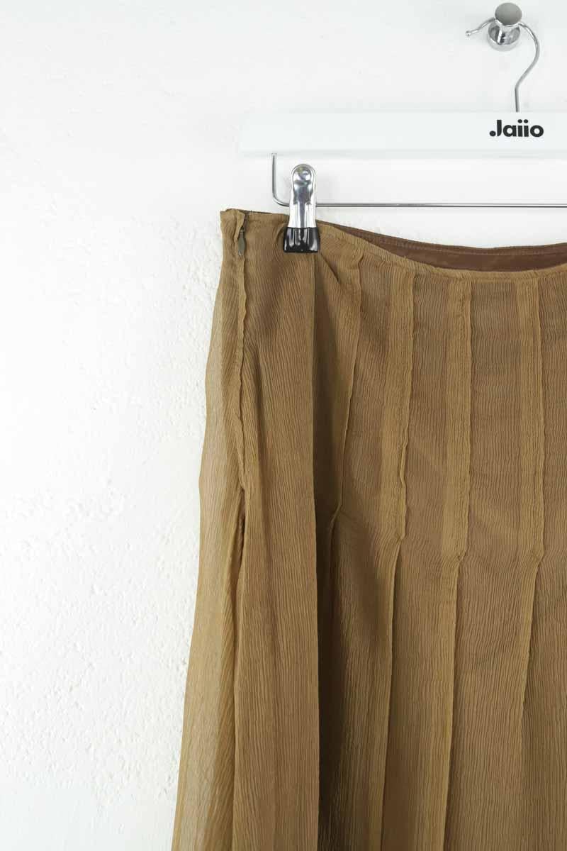 Silk skirt TARA JARMON - Seconde Main Brown