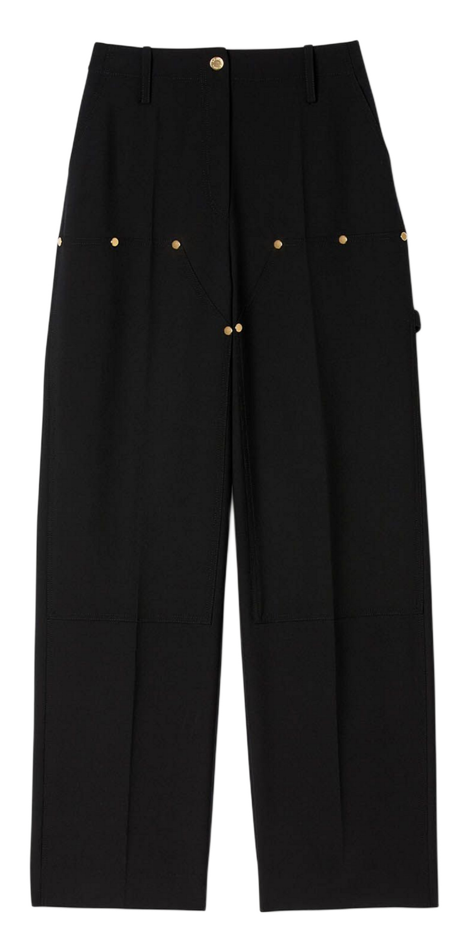 Wool-blend cargo pants SANDRO Black