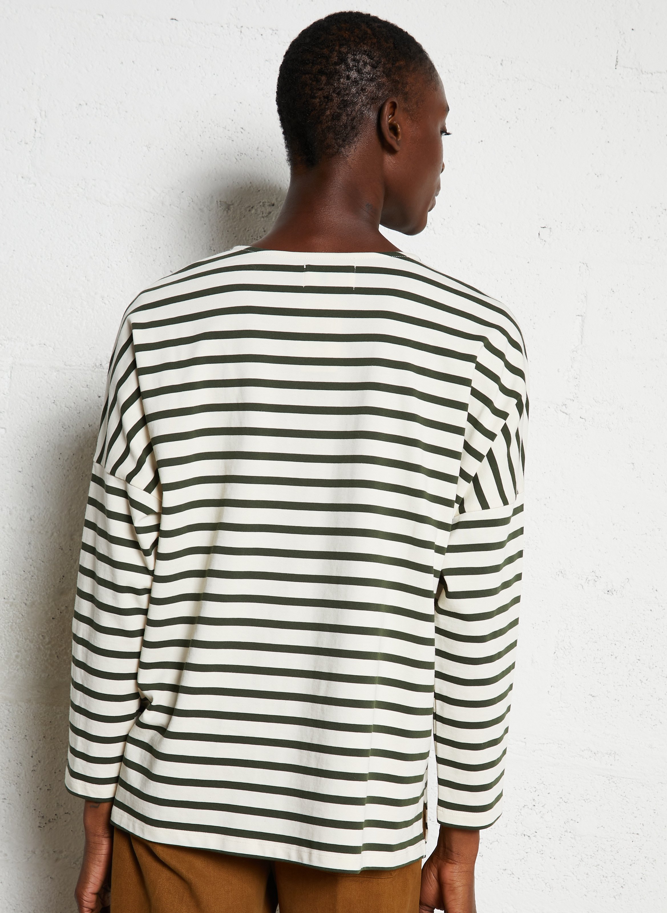 Oversized cotton T-shirt DES PETITS HAUTS White