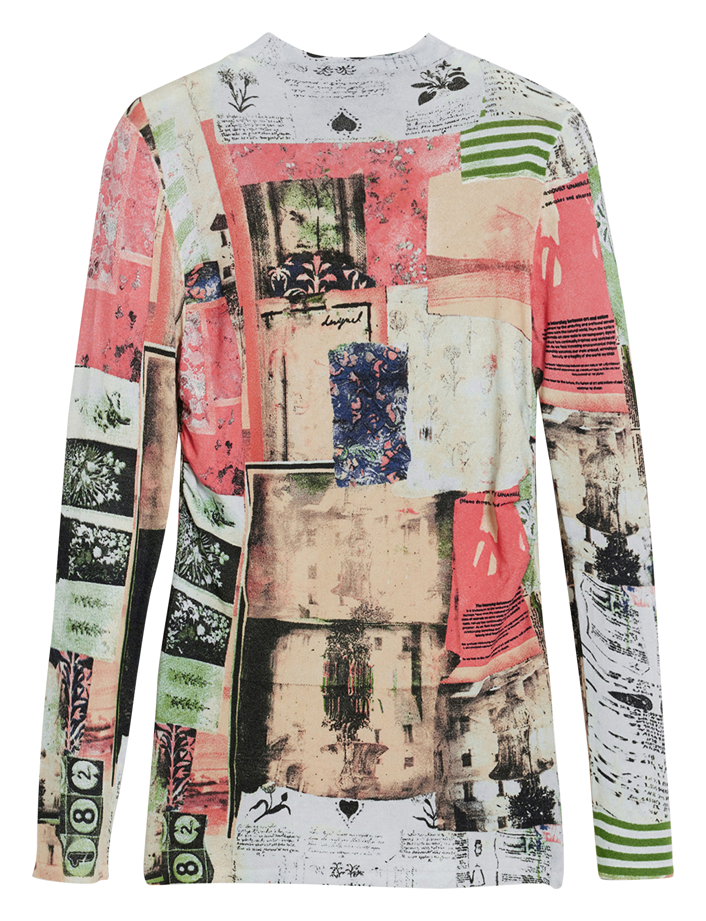 Top col rond imprimé DESIGUAL Multicolore