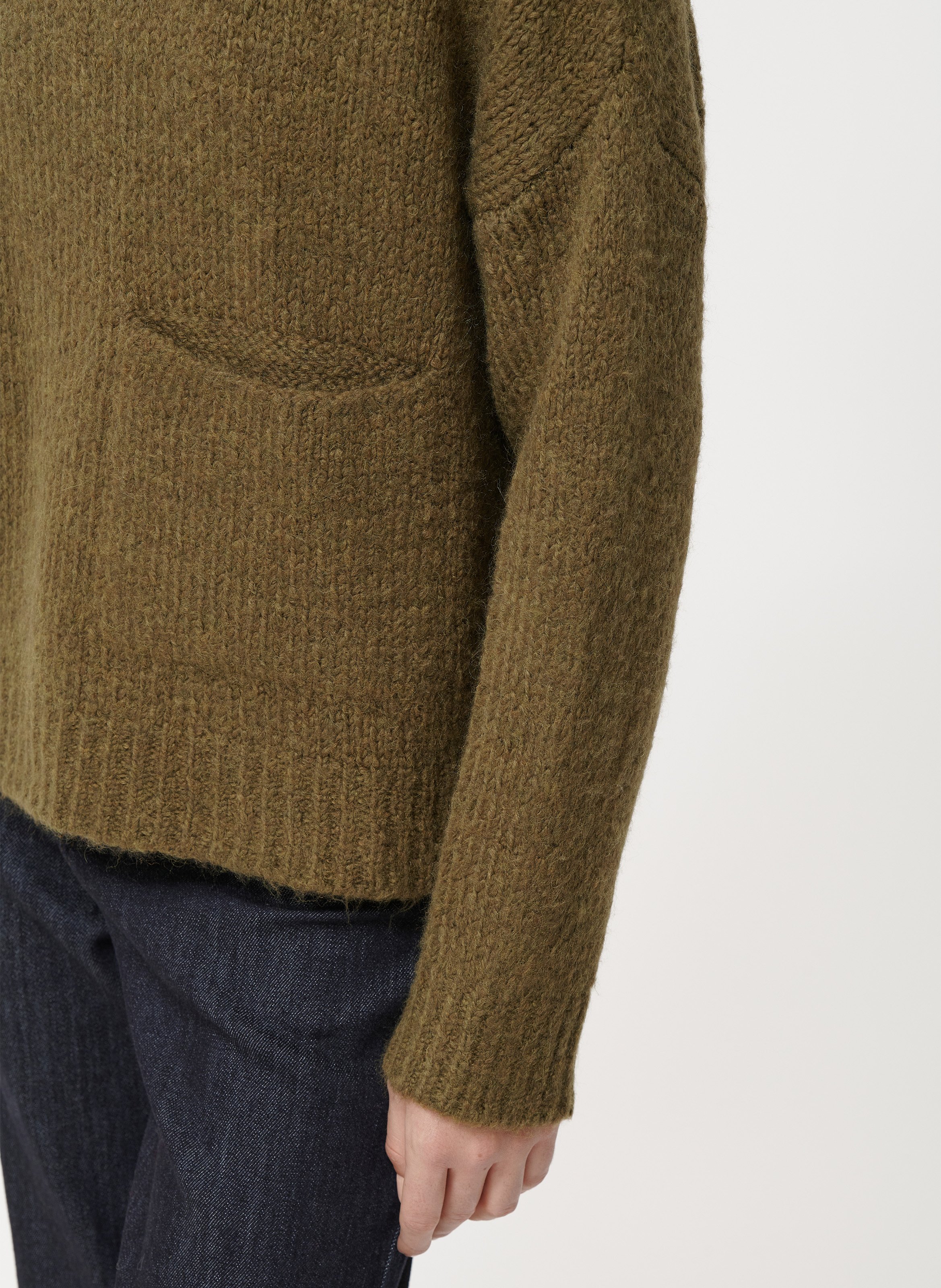 Pull col montant HUMILITY Vert