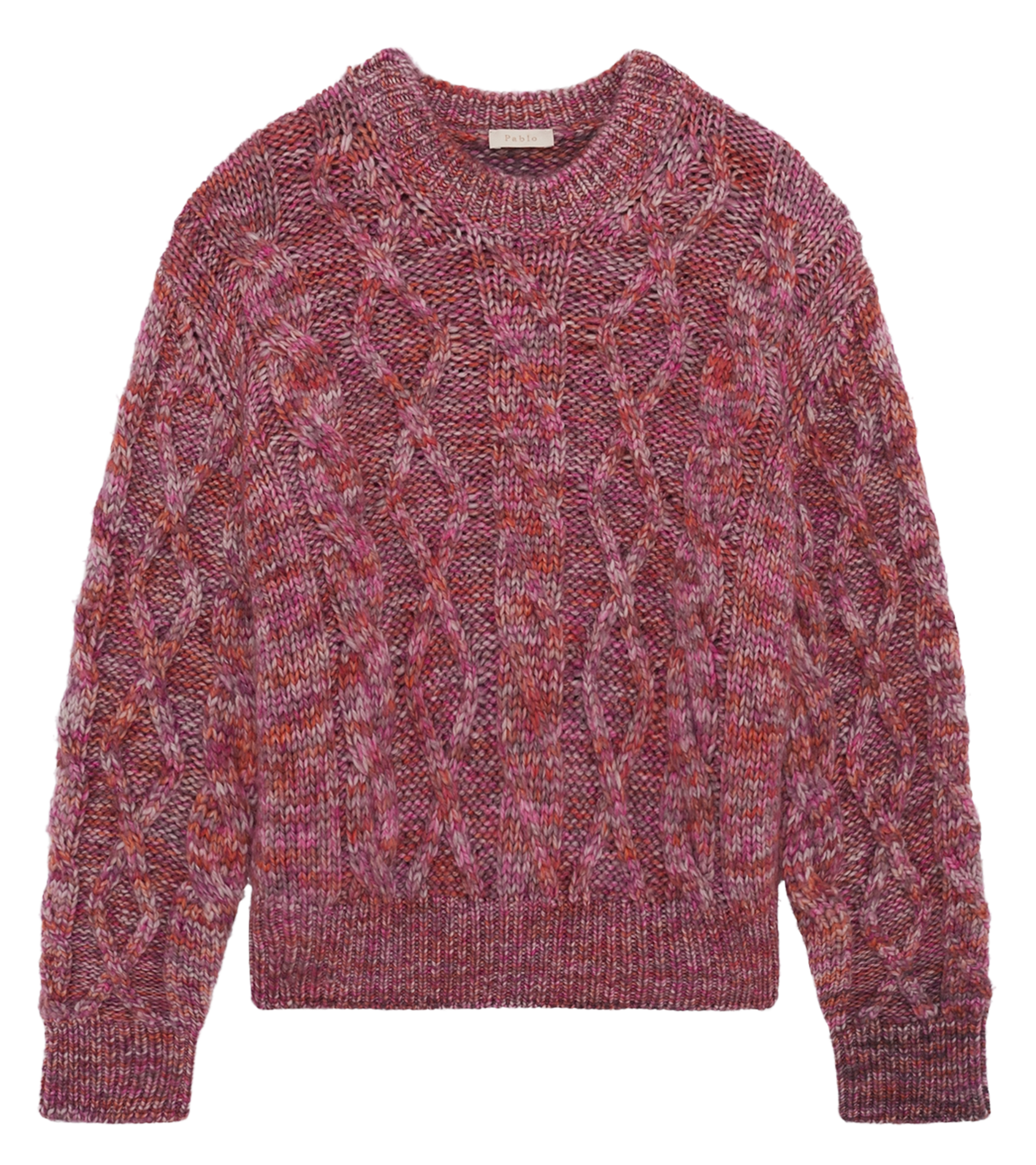 High-neck sweater PABLO Red