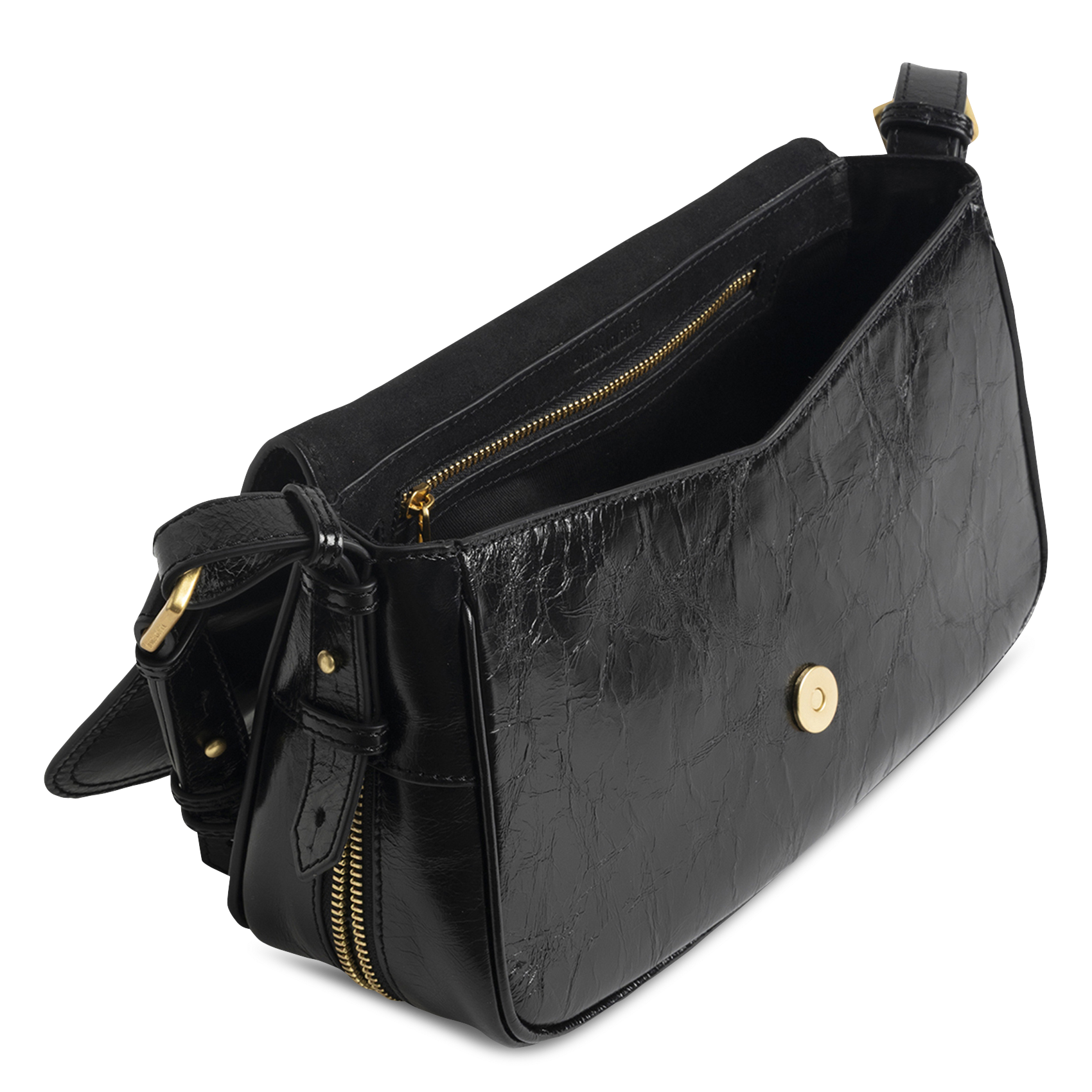 Leather clutch bag ZADIG&VOLTAIRE Black