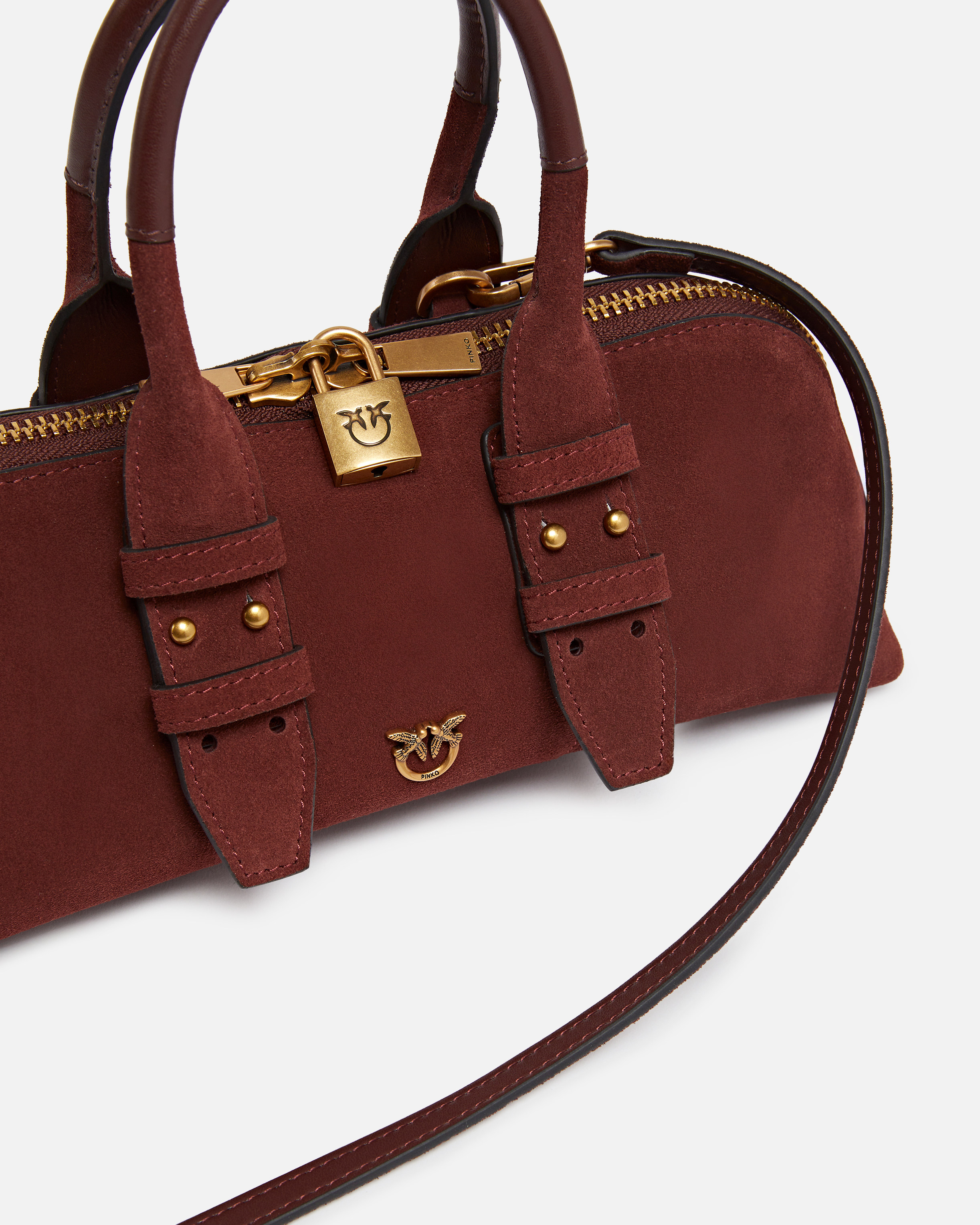 Small escape bag in leather PINKO Golden