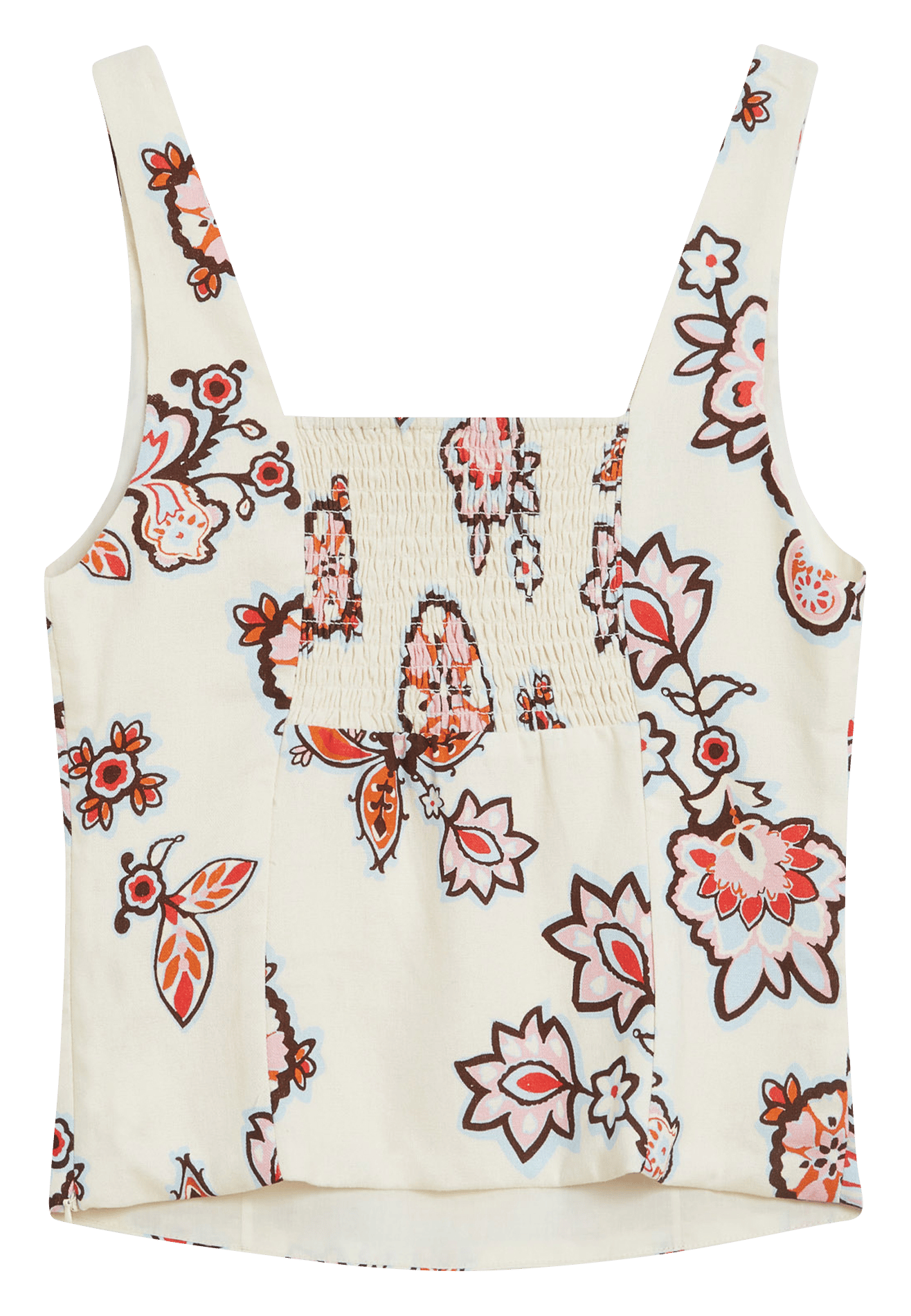 Top col carré  GRACE ET MILA Blanc