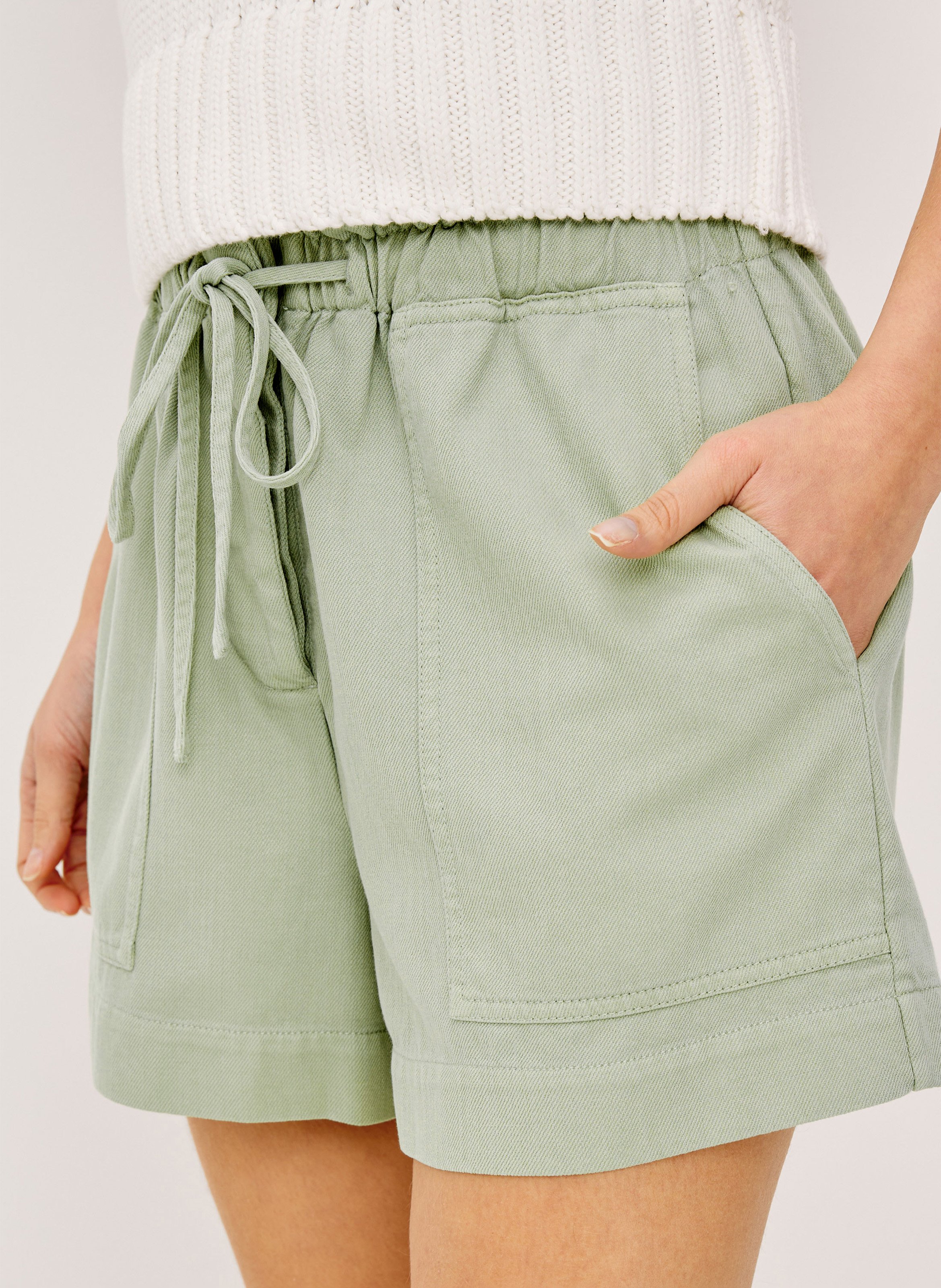 Short denim in blended cotton RAILS Green