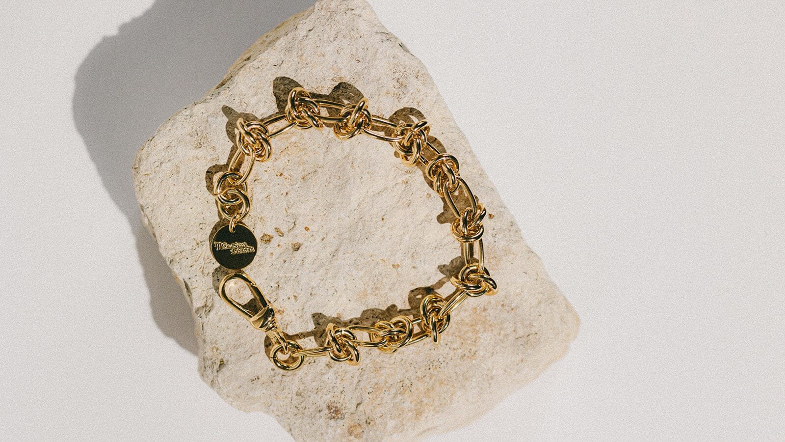 Maxi gold-plated bracelet Golden