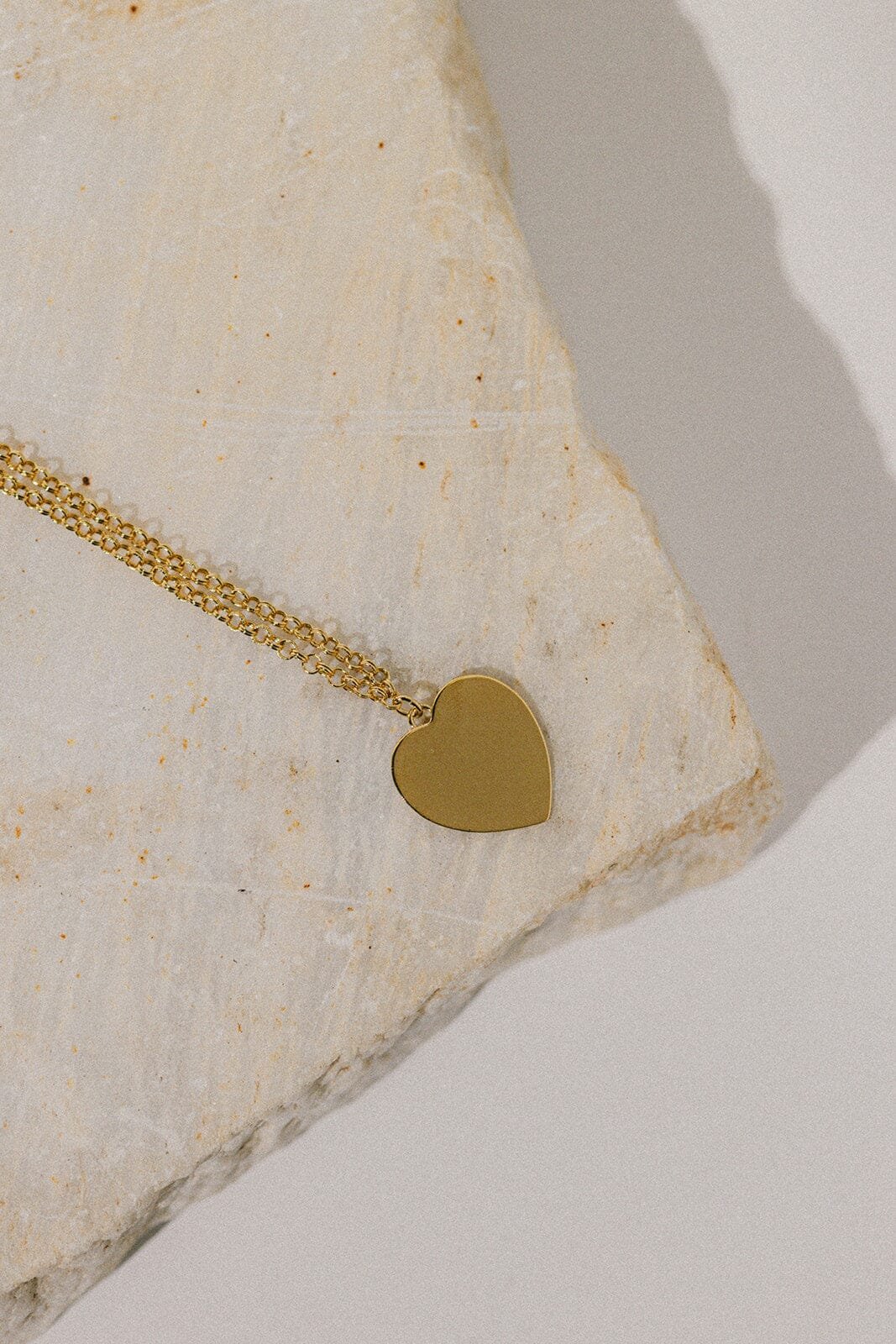 Gold-plated heart necklace Golden