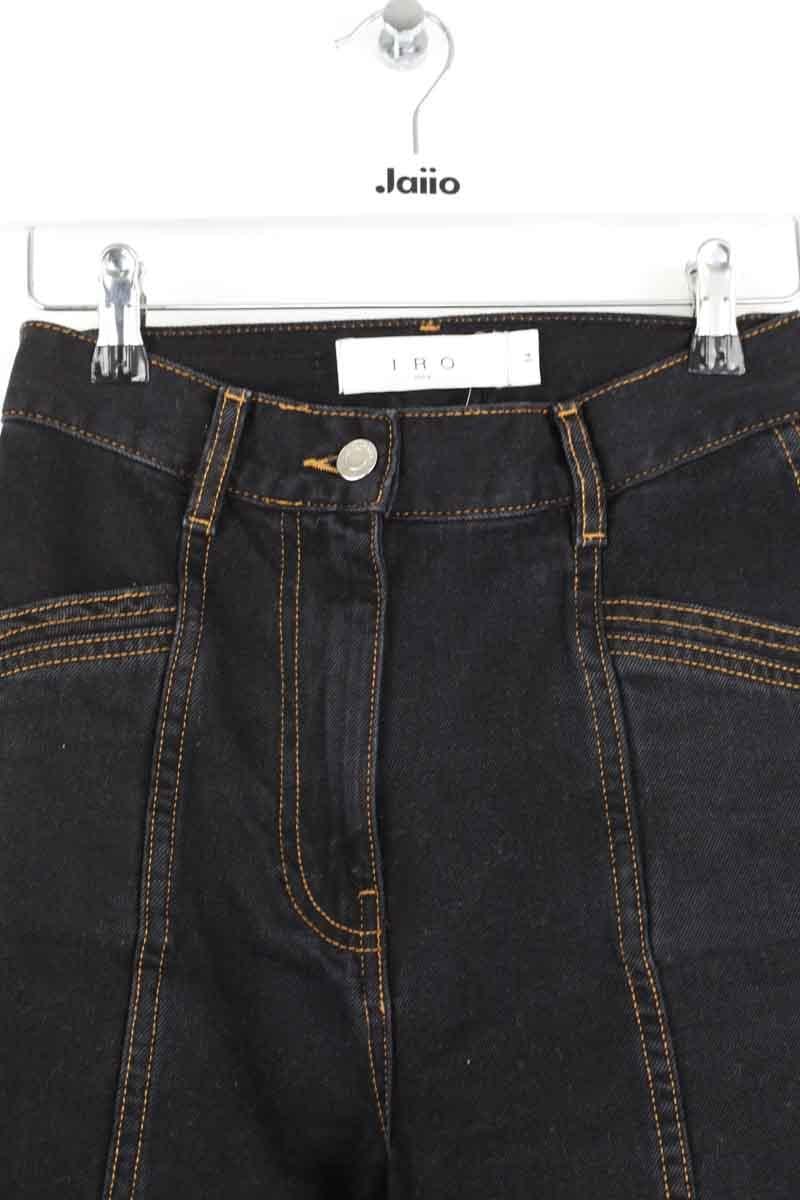 - Straight-leg jeans
- 5 pockets
- Straight cut
- Faded effect IRO - Seconde Main Black