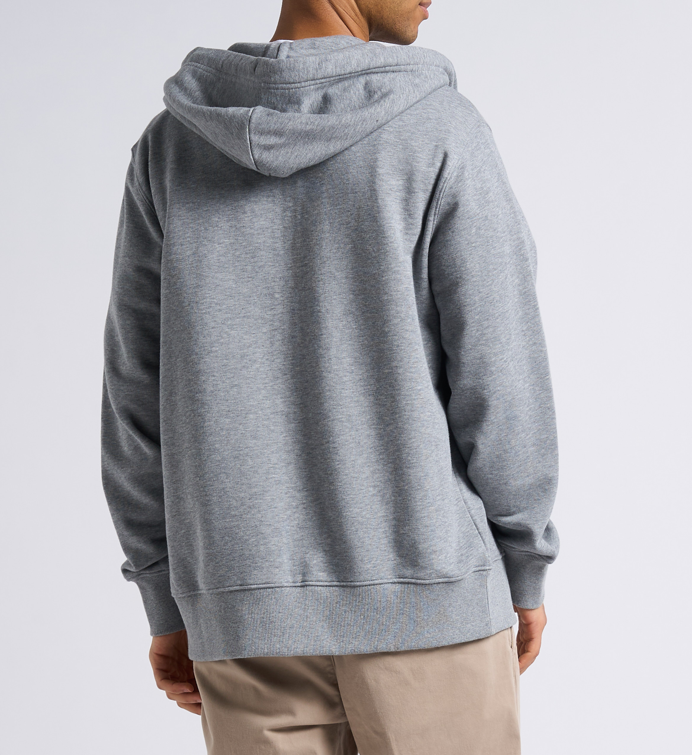 Rechte sweater met rits en capuchon | katoenblend GANT Grijs