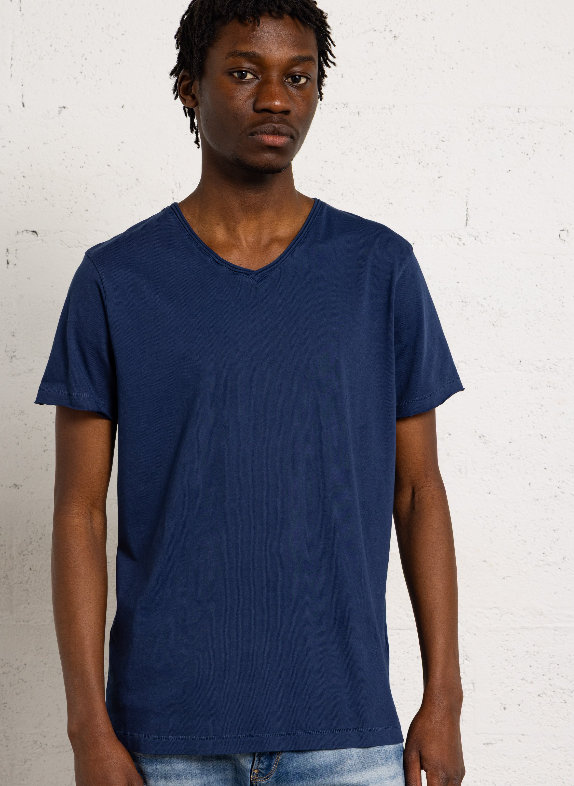 Tee-shirt col V en coton LE TEMPS DES CERISES