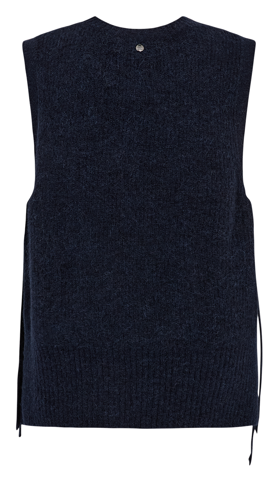 Pull sans manches en laine mélangée MOS MOSH Bleu